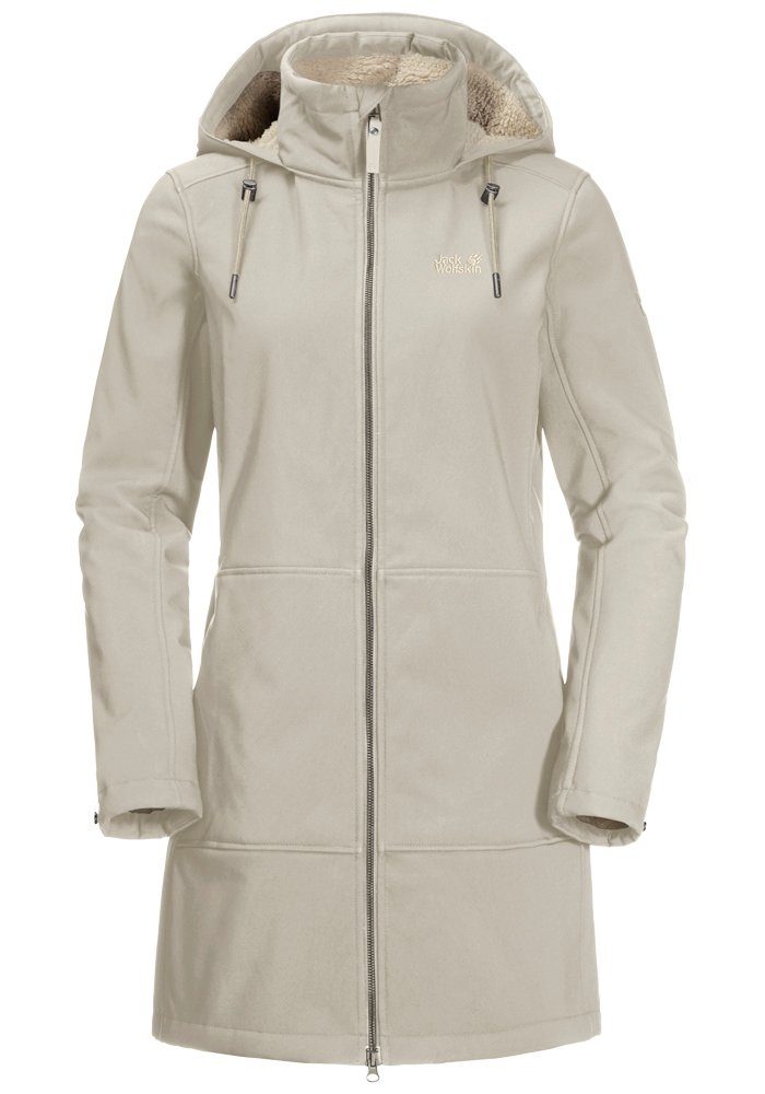 Jack wolfskin windy valley coat softshell parka dames Clearance