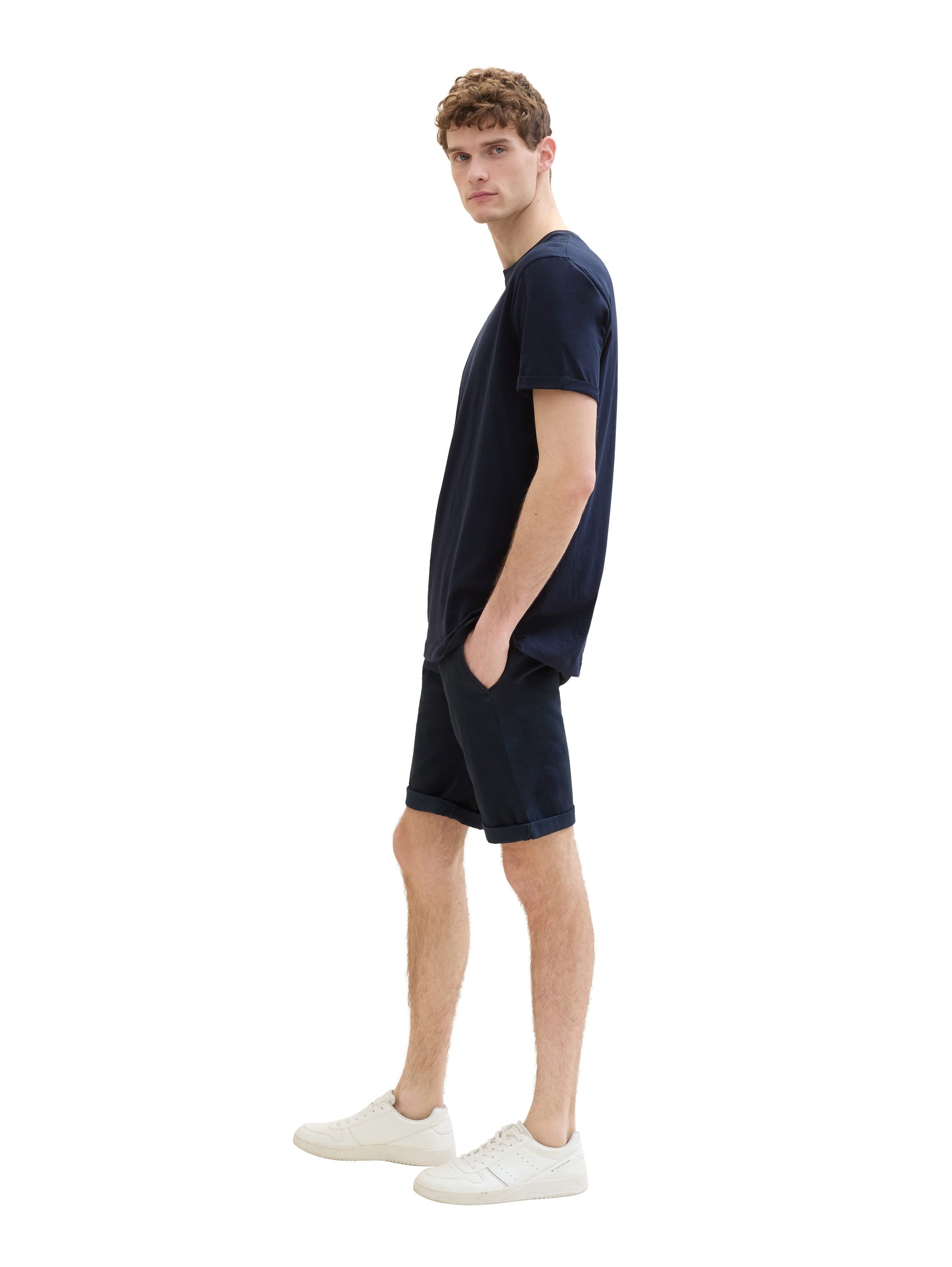 Tom Tailor Bermuda met paspelzakje