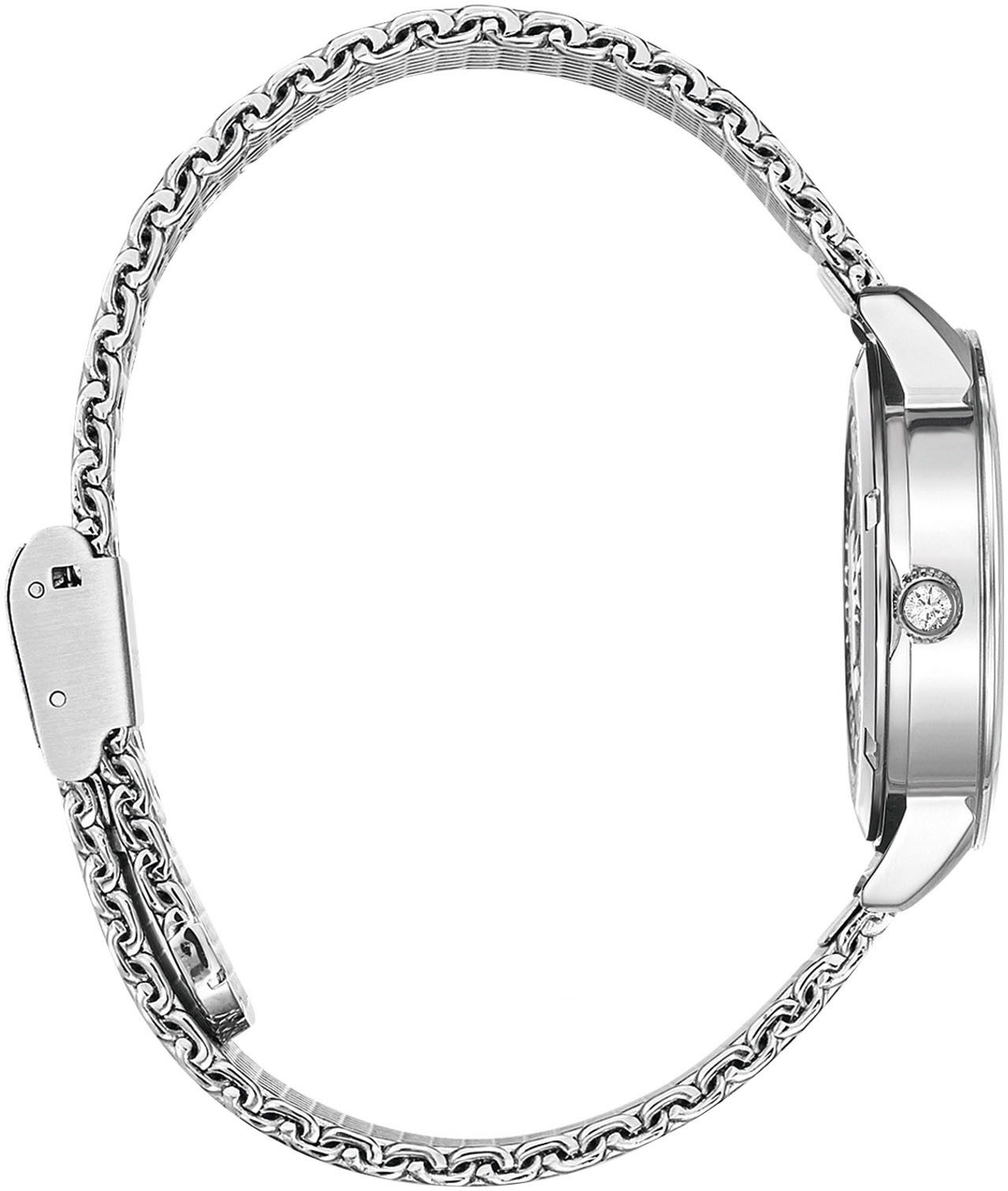 THOMAS SABO Kwartshorloge Horloge, dameshorloge, stalen band, analoog, saffiercoating