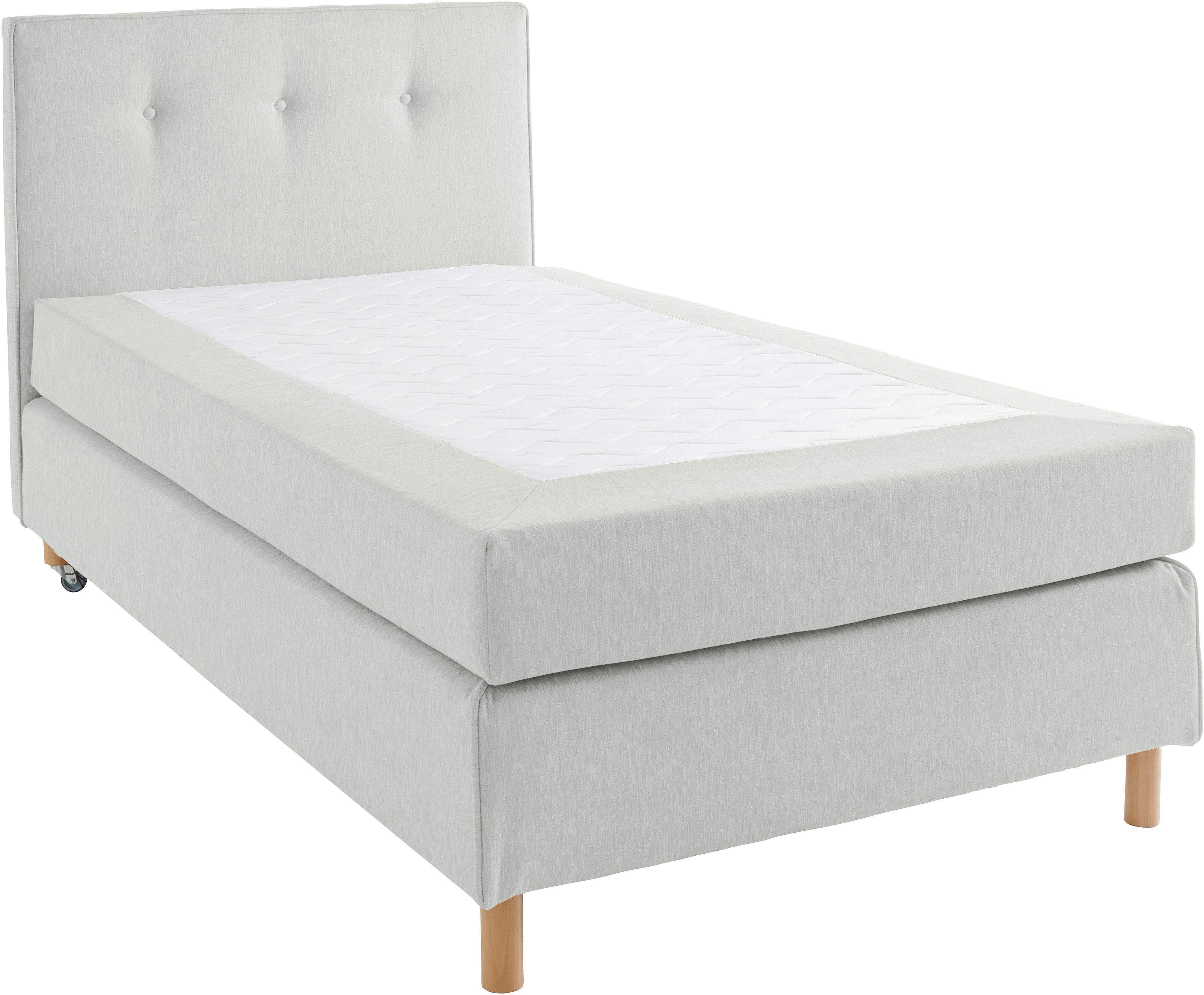 Home affaire Boxspring Heimatblick 100x200cm naar wens uitbreidbaar naar dubbel- en familiebest