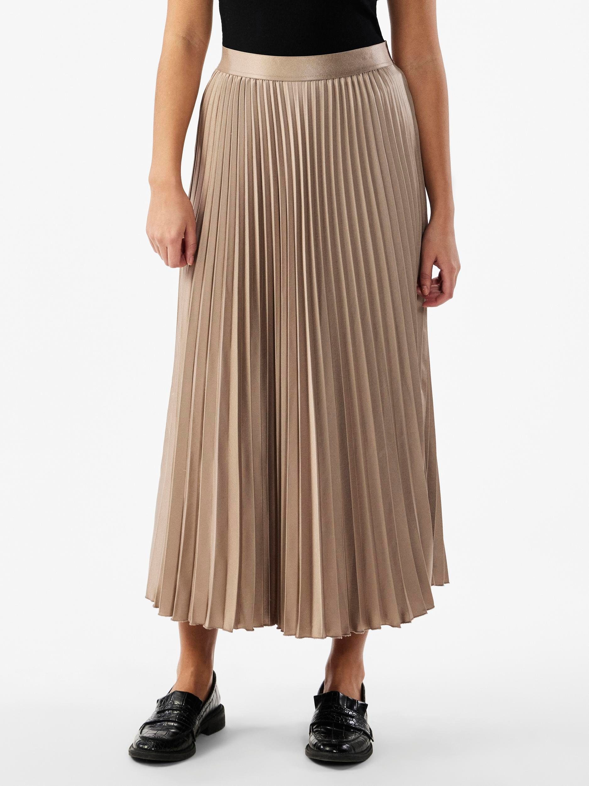 Y.A.S. Dames Rokken Yasceline Hw Midi Skirt S. Beige