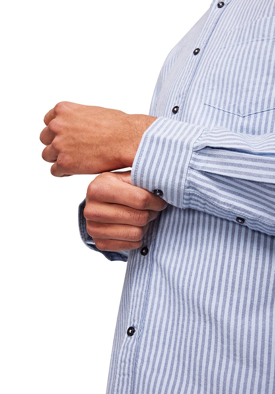 Pierre Cardin Gestreept overhemd met button-down-kraag - modern fit