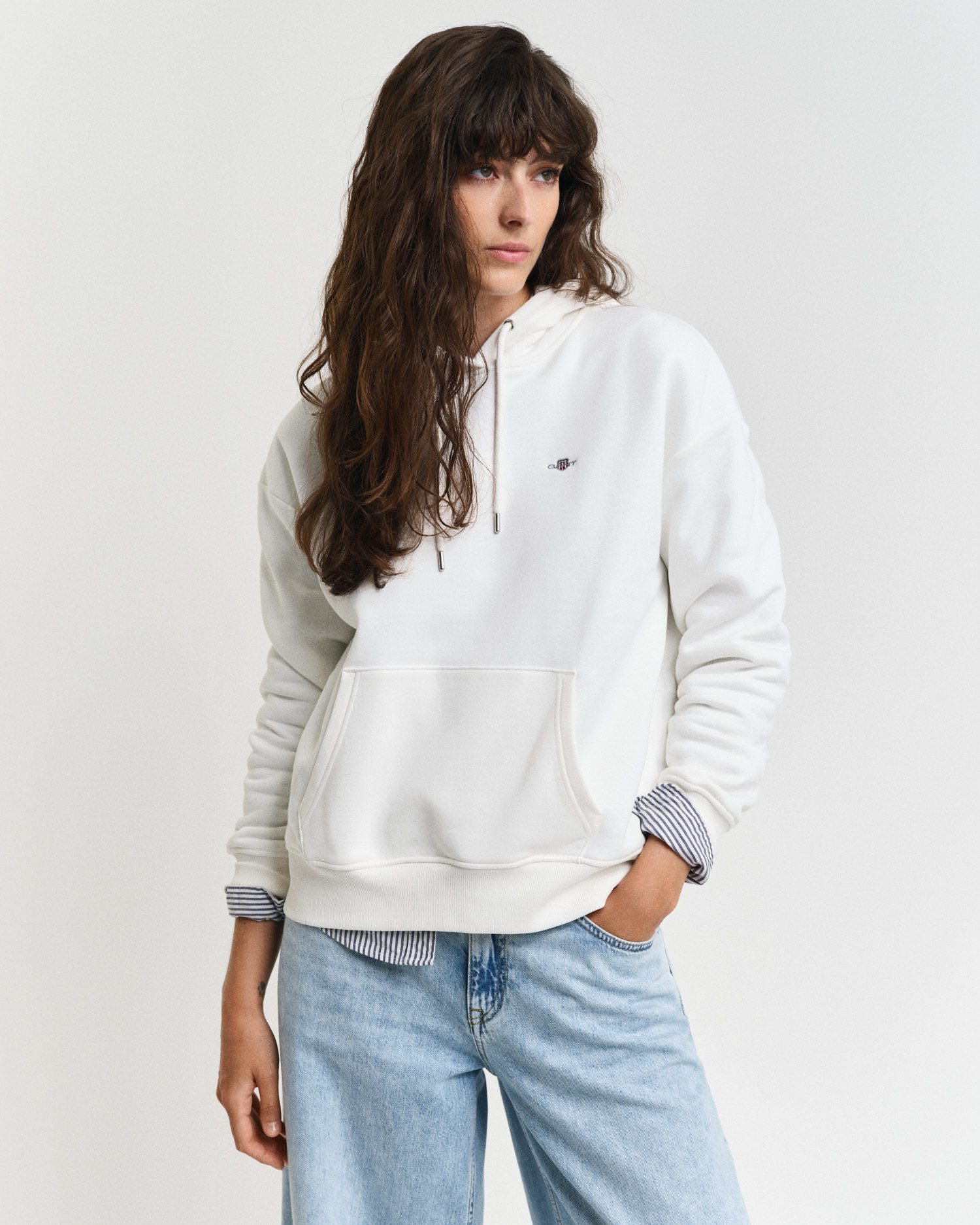 Gant Hoodie SHIELD HOODIE Grafische -borduursel op de borst