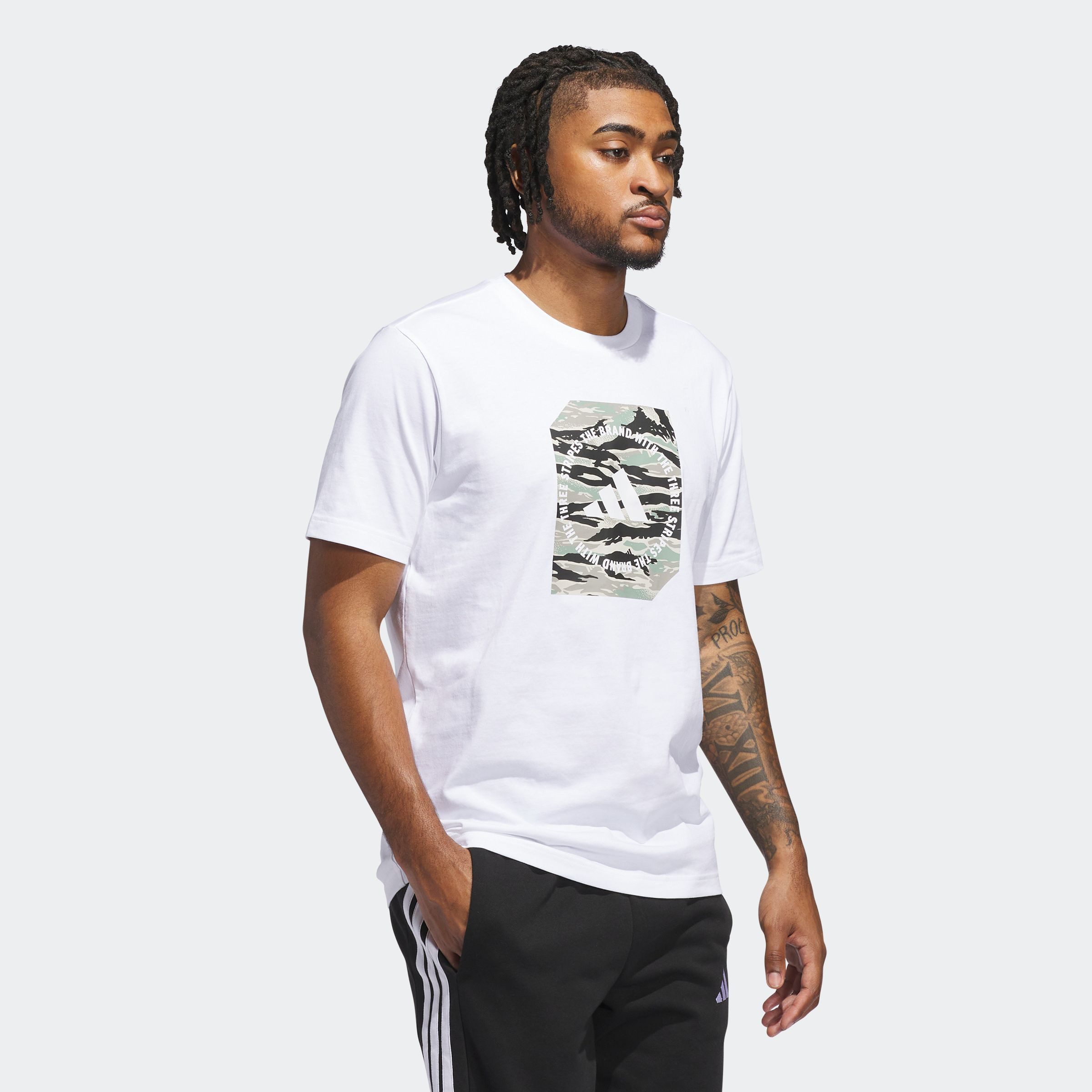 adidas Sportswear T-shirt M C CAMO BOX T