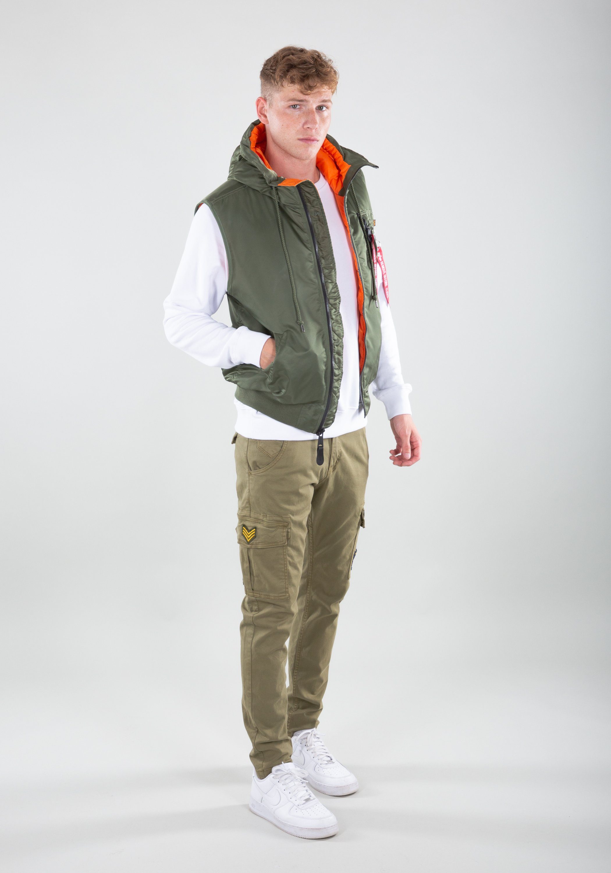 Alpha Industries Blouson Alpha Industries Men - Vests Hooded MA-1 Vest