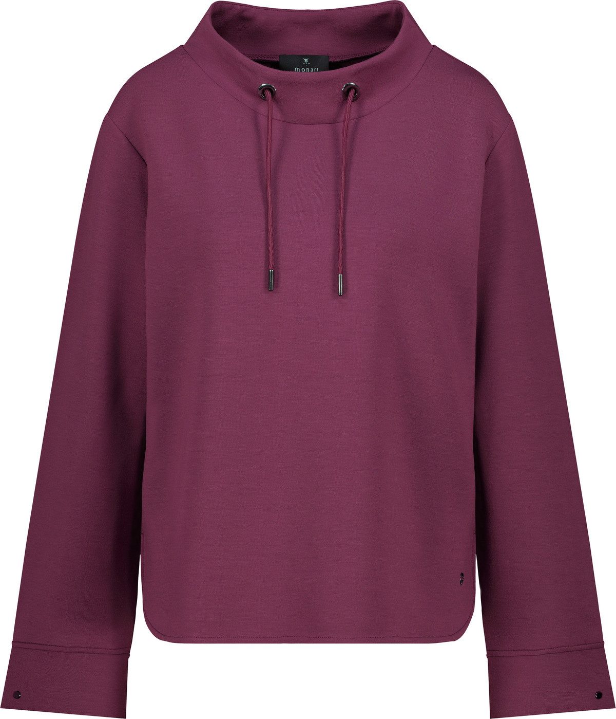 Monari Sweatshirt Basic Sweat Regular fit met ronde hals