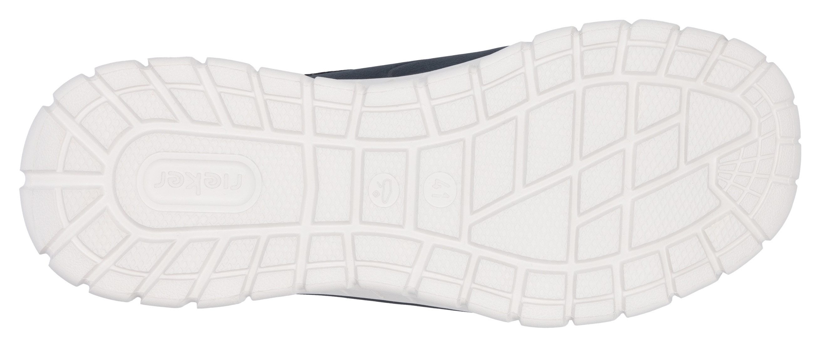 RIEKER Sport Slip-on sneakers , vrijetijdsschoen, lage schoen, instapschoen met modieuze loopzool