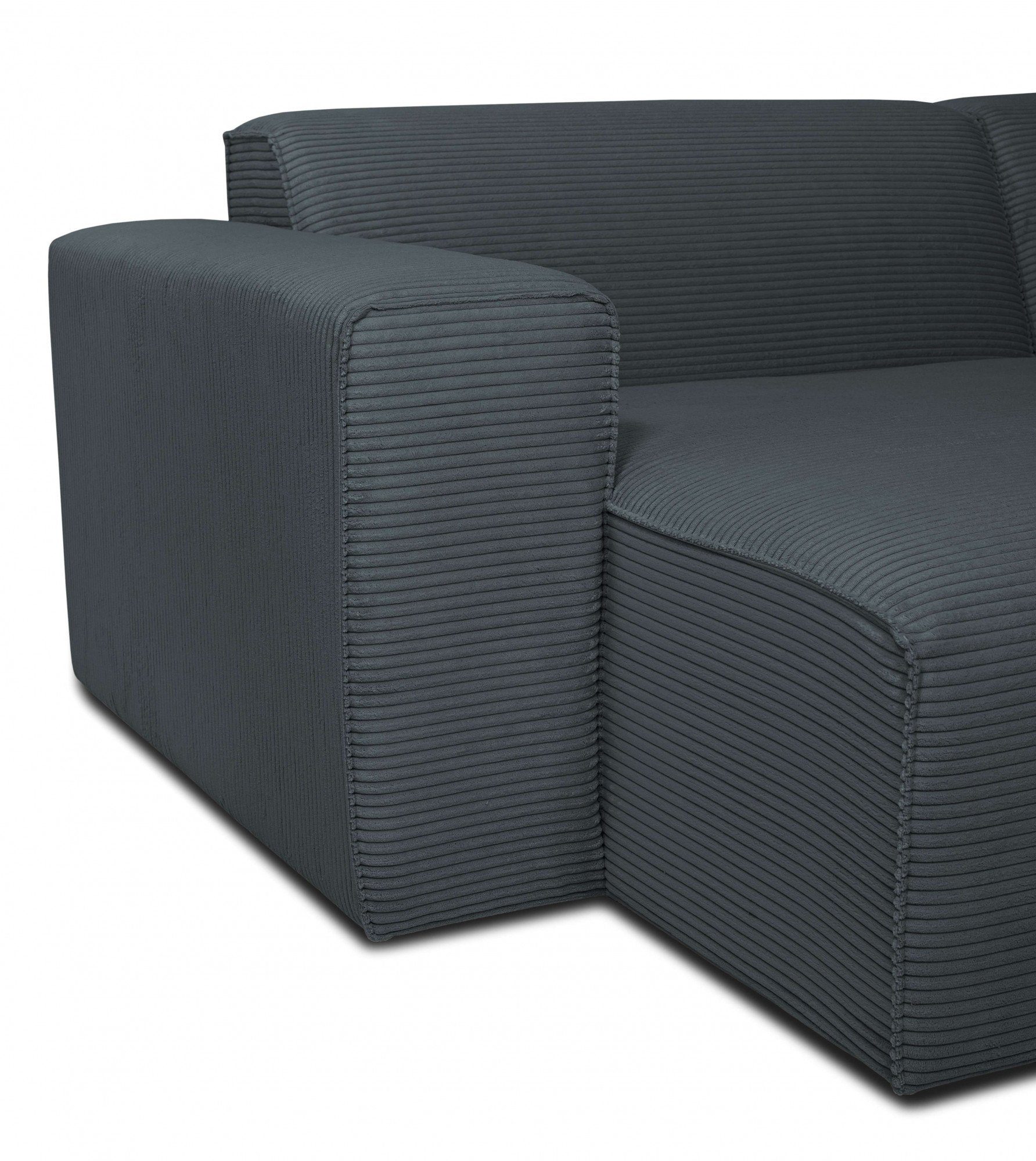INOSIGN Hoekbank Clayton in een trendy ribfluwelen bekleding, diverse combinaties mogelijk
