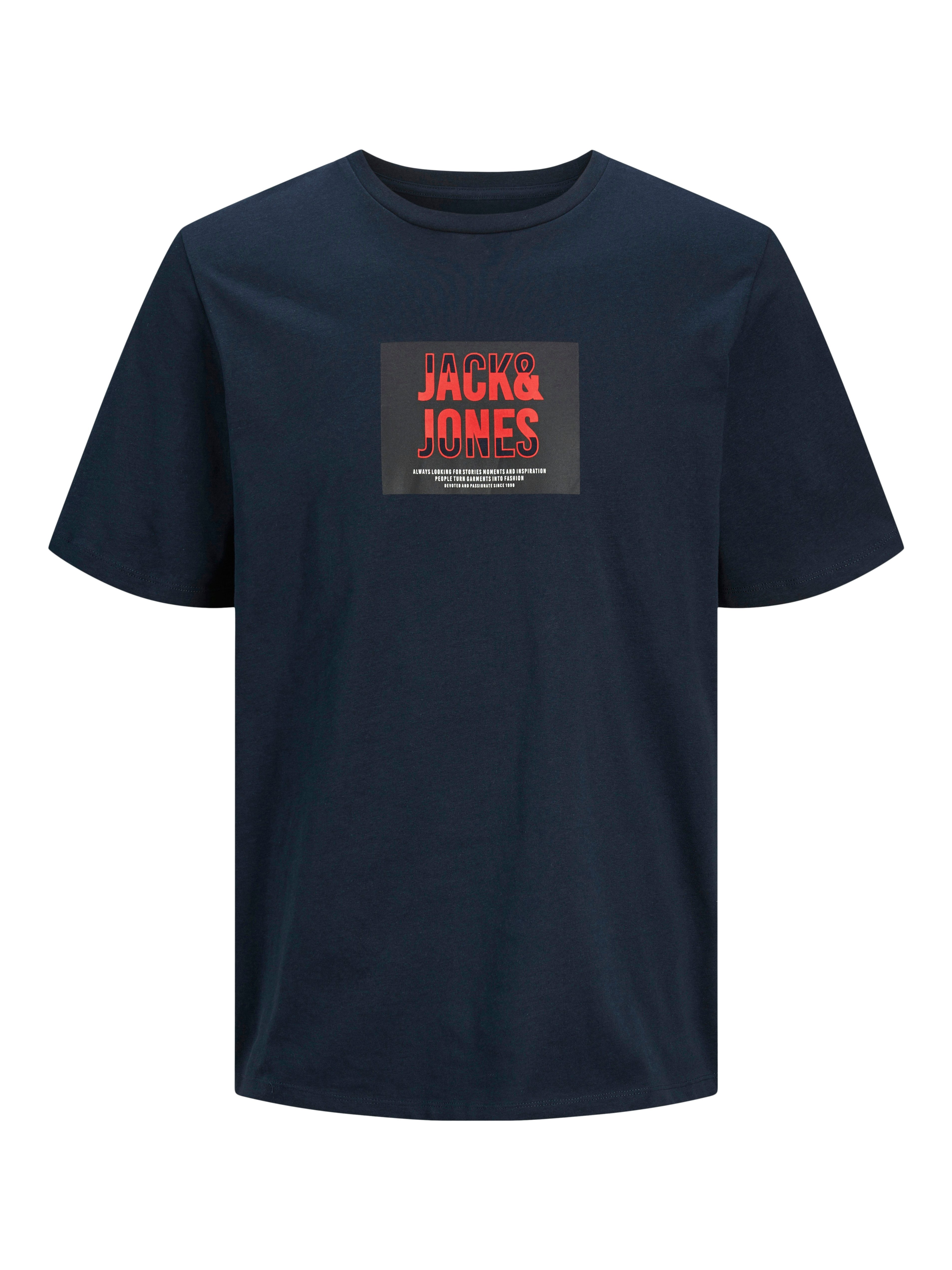 Jack & Jones PlusSize T-shirt JJHUDSON TEE SS CREW NECK 5PK MP PLS (set, 5-delig)