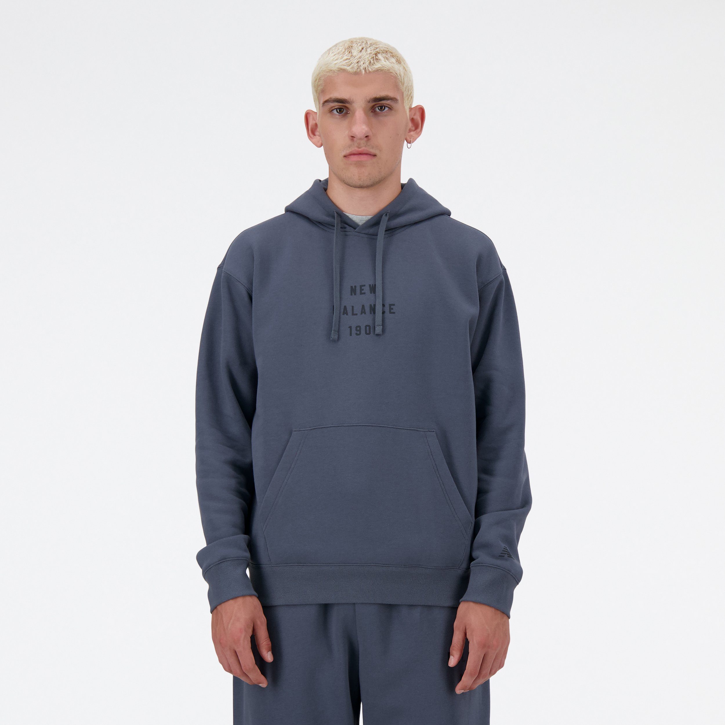 new balance hoodie grijs
