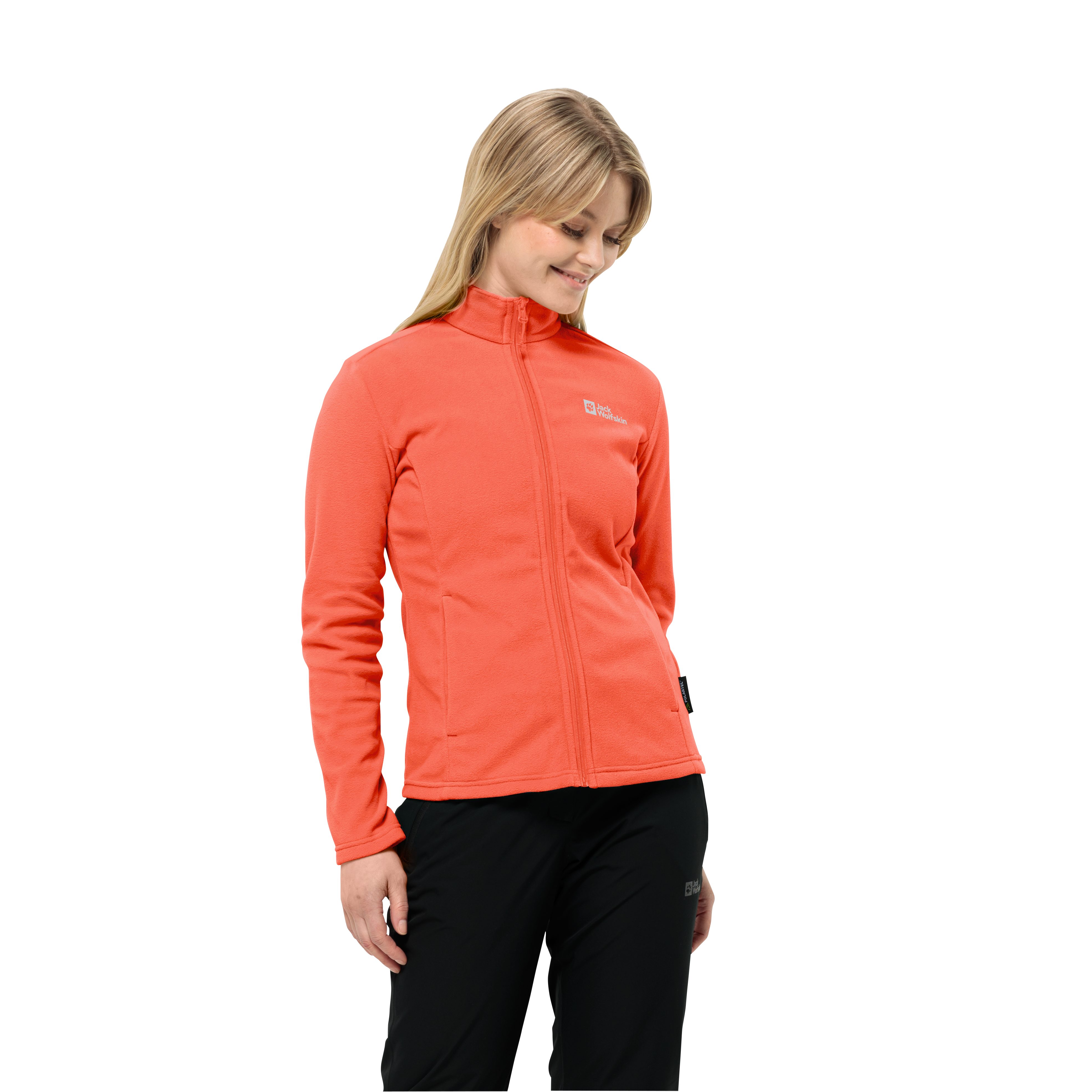 Jack Wolfskin Taunus FZ Women Fleece jack Dames XS digital orange Digital Orange