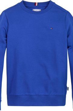 tommy hilfiger sweatshirt solid sweatshirt blauw