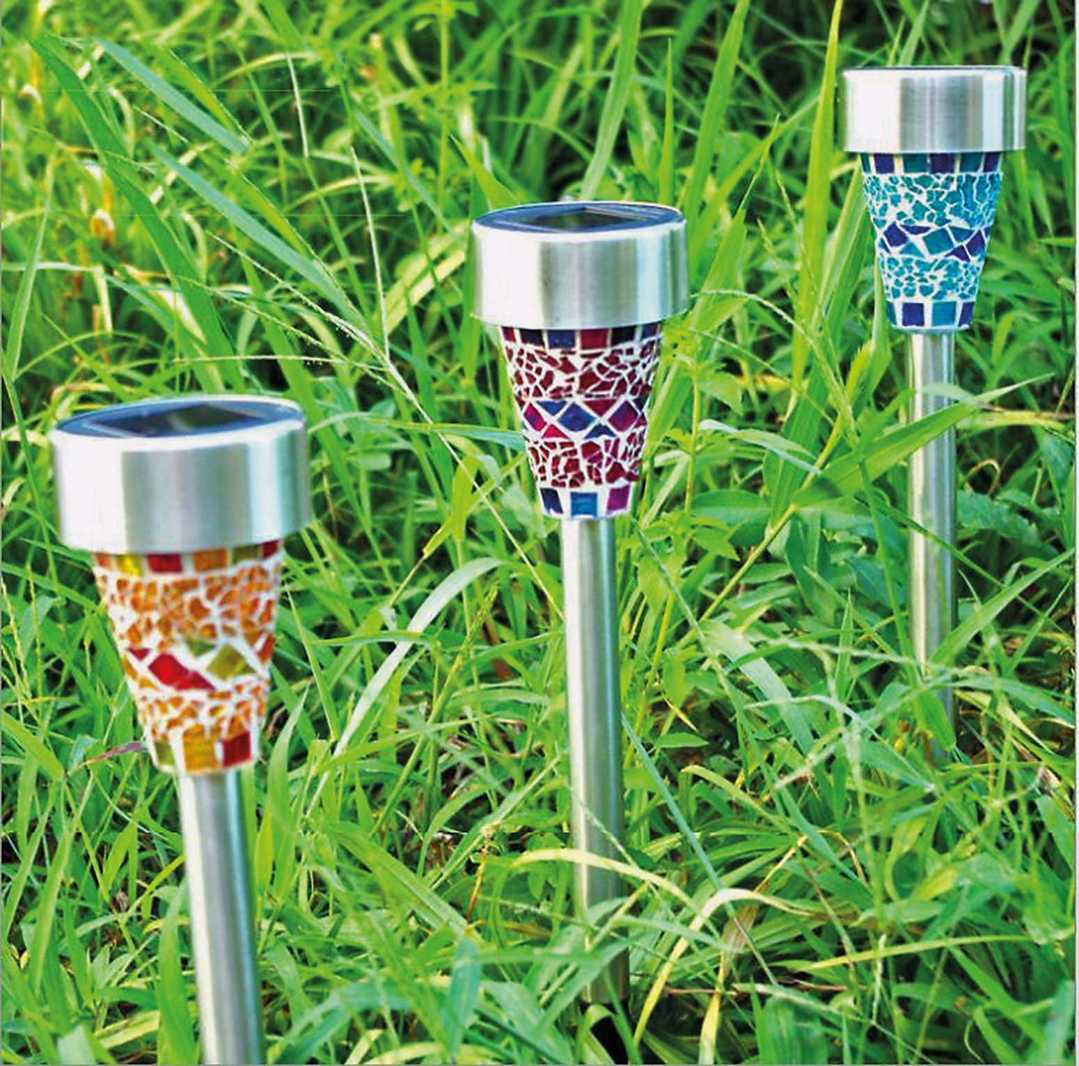 Think@Pets Tuinlamp Mozaïek Set, set van 3