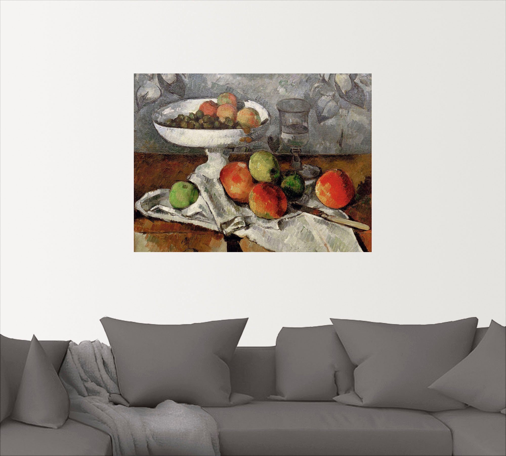 Artland Artprint Stilleven met fruitschaal als poster, muursticker in verschillende maten