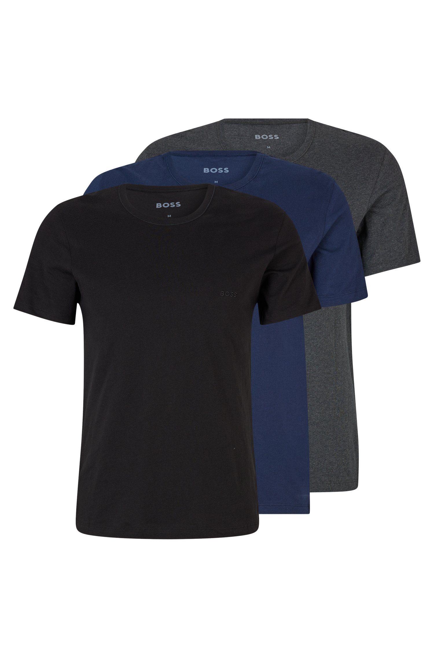 BOSS T-shirt Ronde hals BOSS ONE x David Beckham (3-delig, Set van 3)