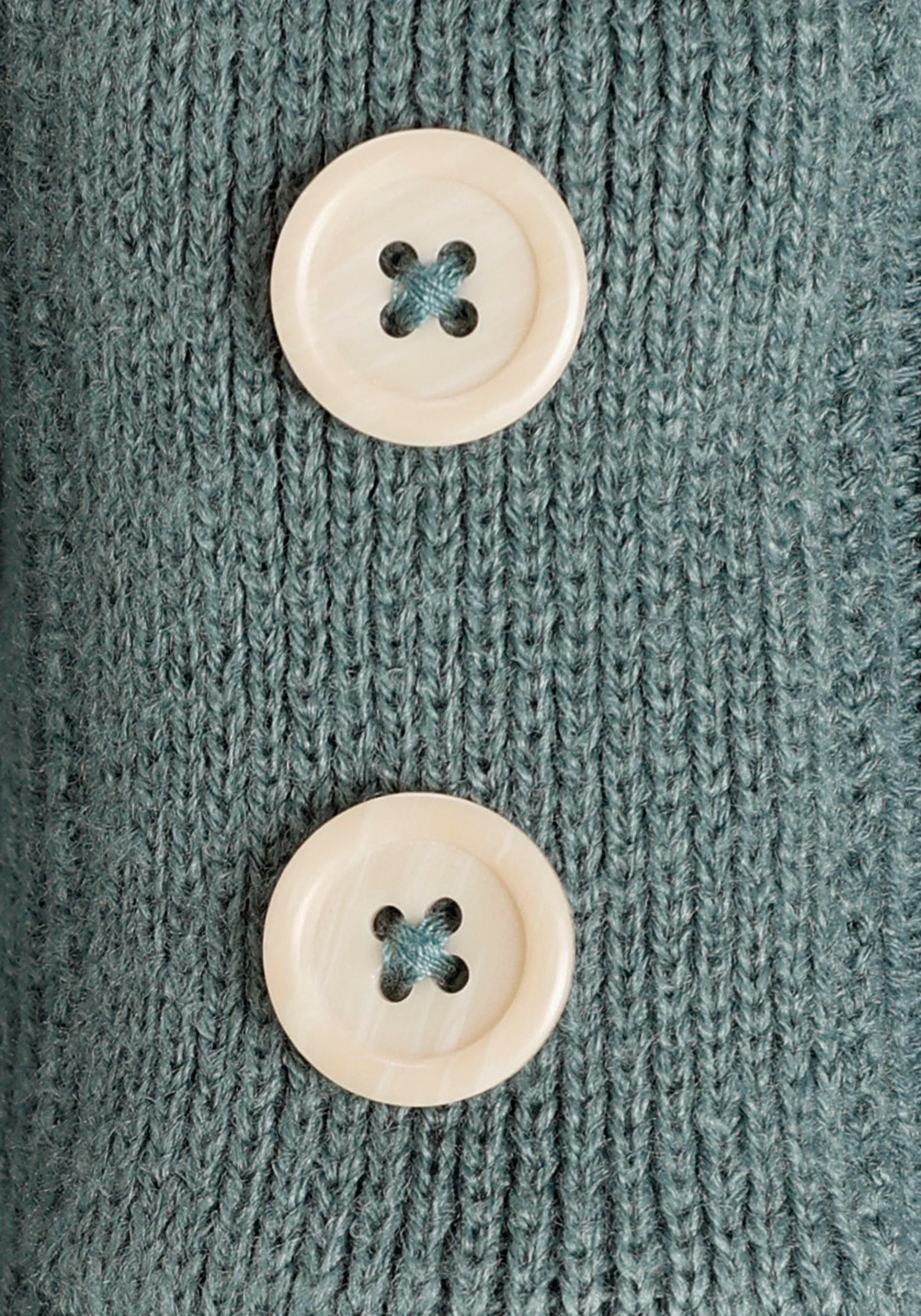 Laura Scott Gebreide trui met decoratieve knopen