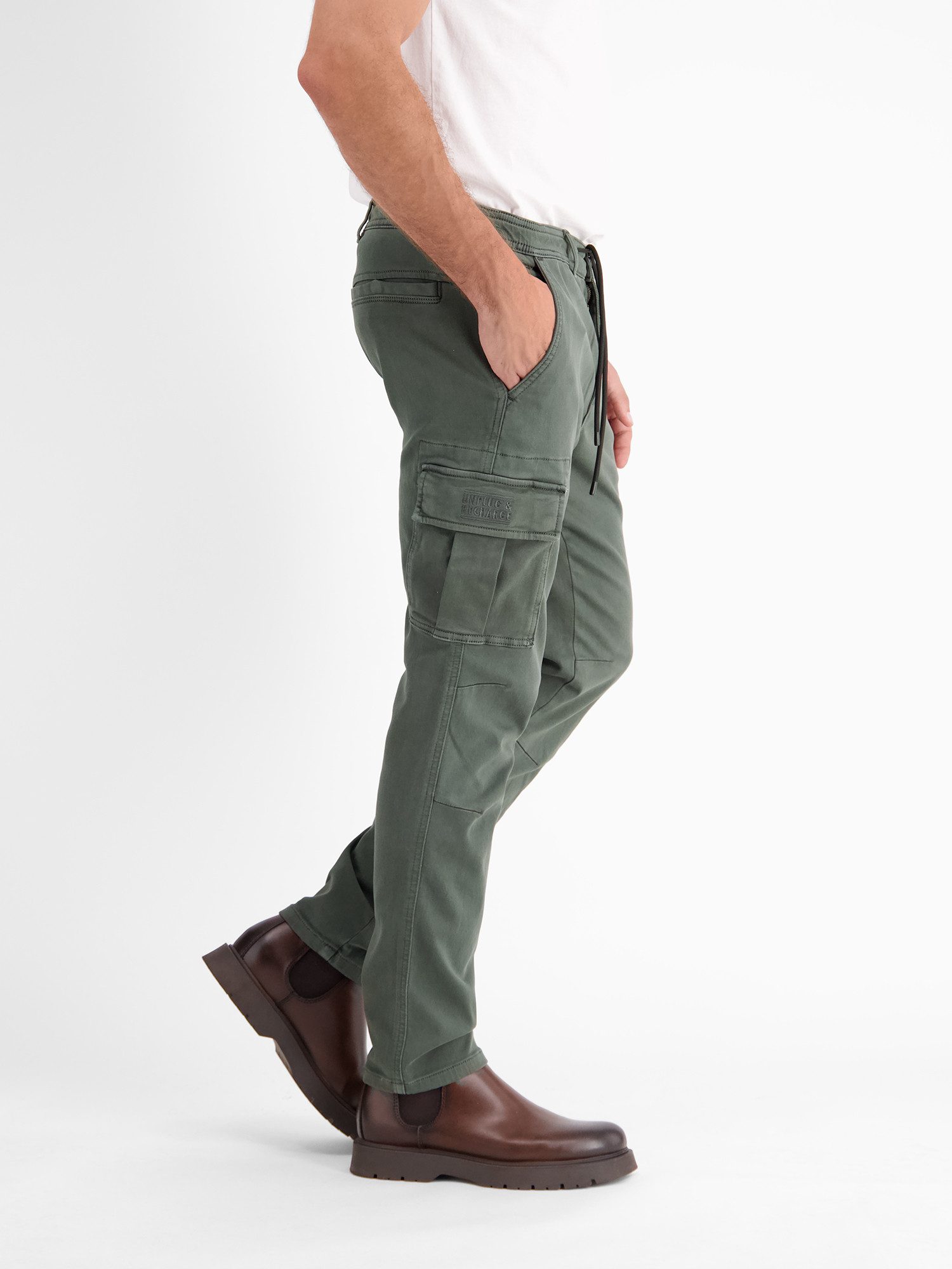 Lerros Cargobroek LERROS Cargo jog-broek met hyper-stretch, REGULAR FIT