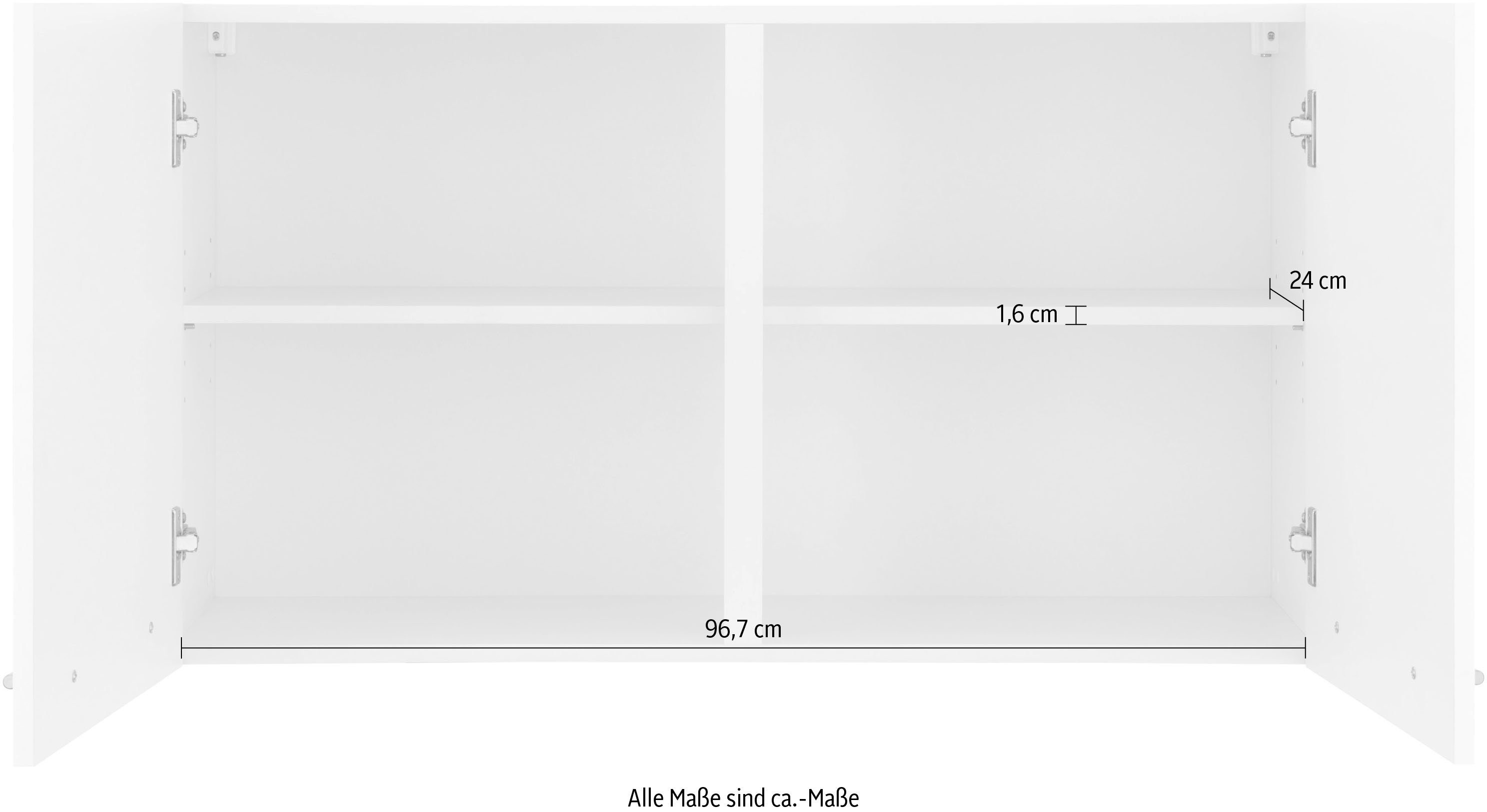 wiho Küchen Hangend kastje Unna 100 cm breed