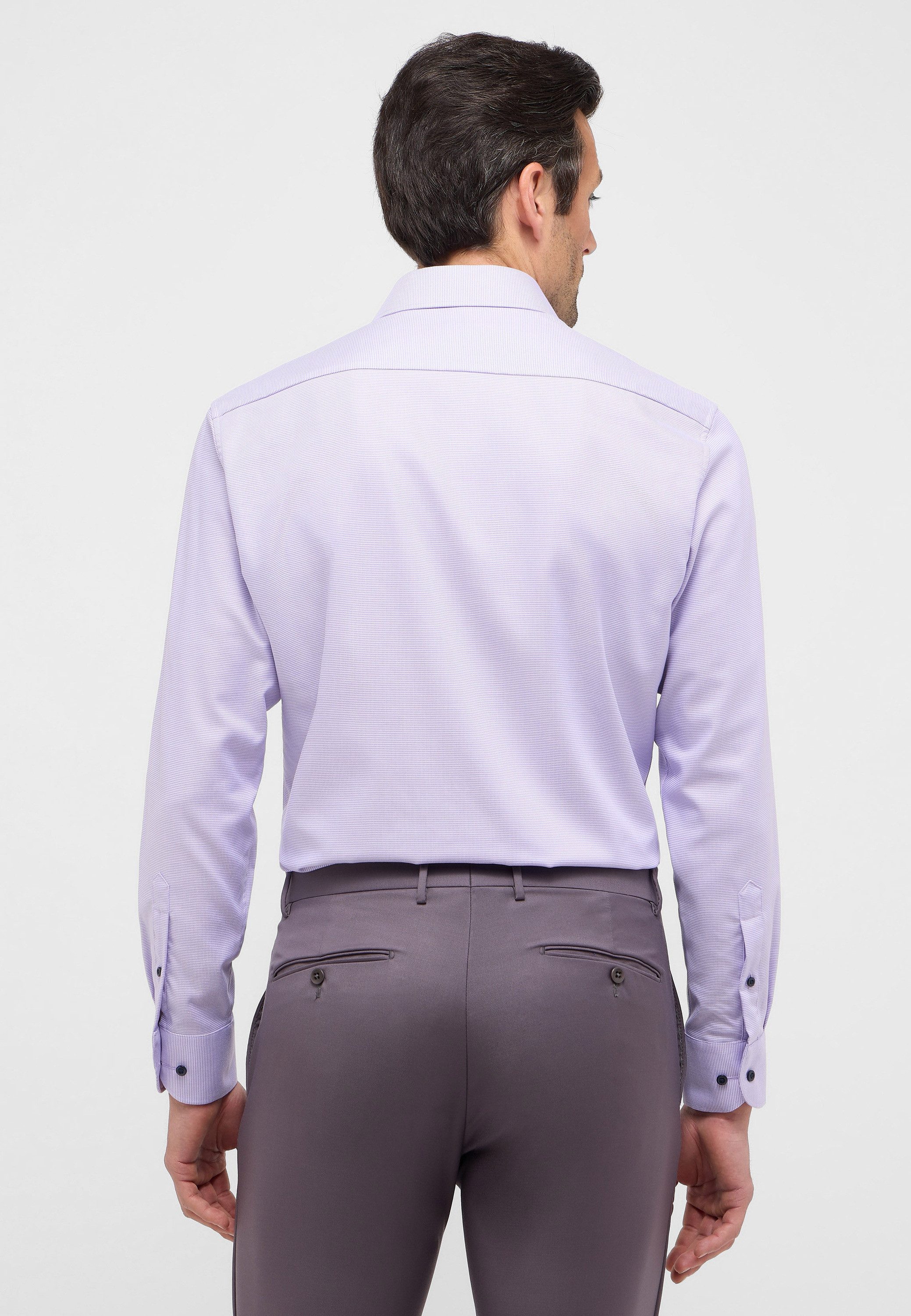 Eterna Overhemd met lange mouwen MODERN FIT NON IRON (strijkvrij)