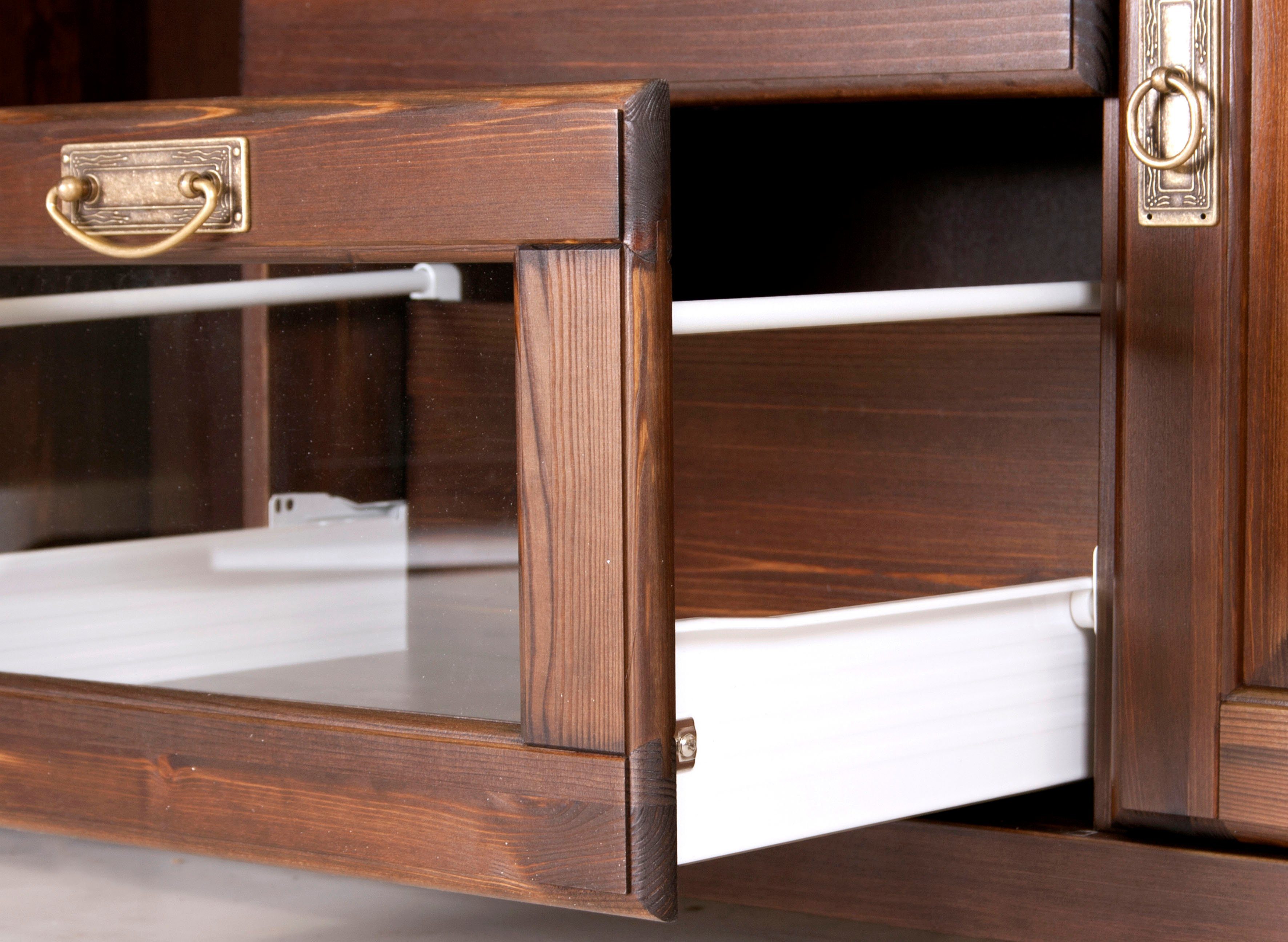 Home affaire Dressoir Rügen Commode van massief dennenhout, FSC®, breedte 145 of 180 cm