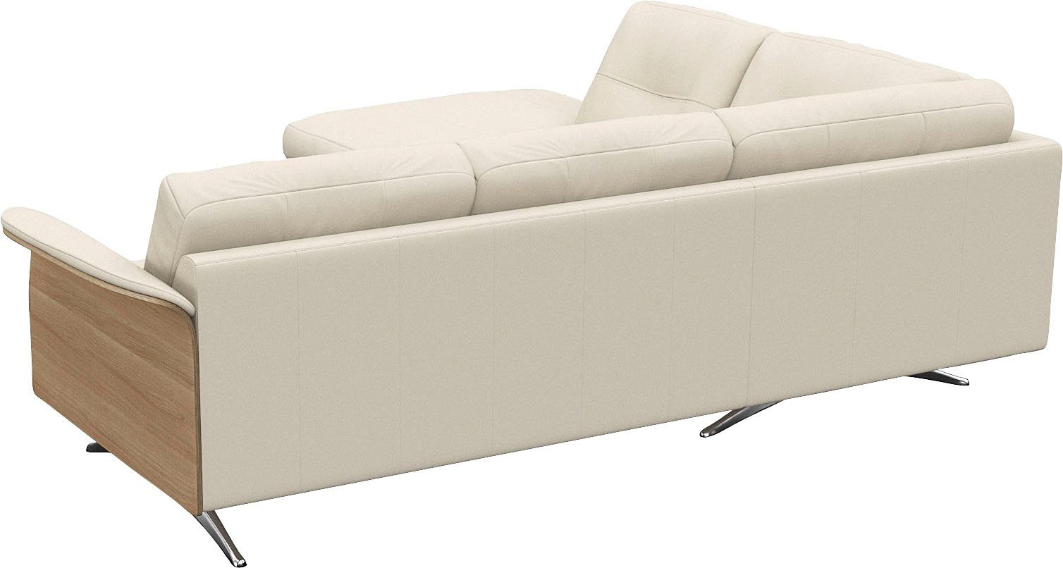 FLEXLUX Hoekbank Glow, super comfortabel door hoogwaardige zitconstructie met binnenvering, L-vorm