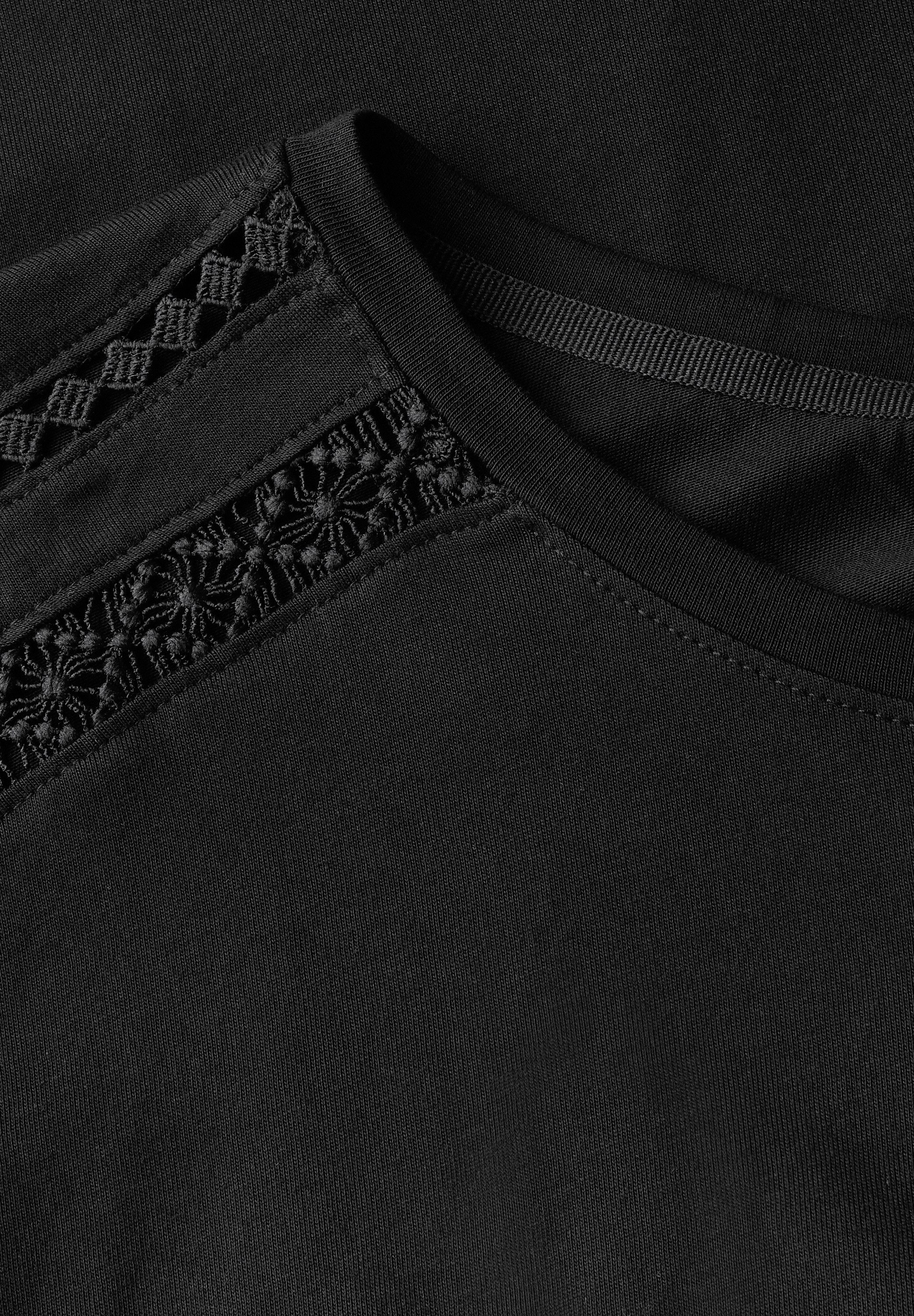 STREET ONE T-shirt met gehaakte details