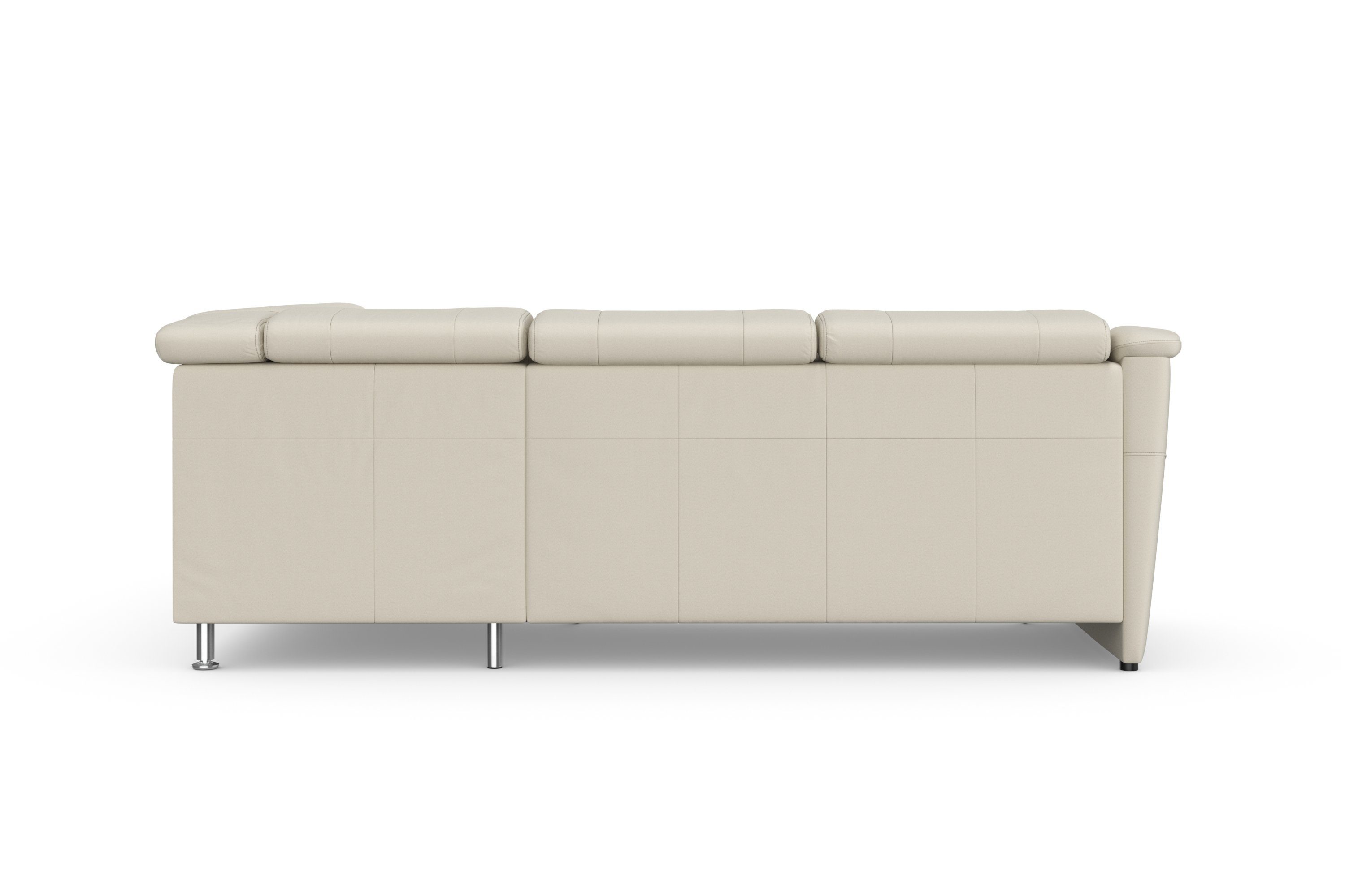 sit&more Hoekbank Freetown L-vorm met verstelbare hoofdsteun en comfortabele binnenvering