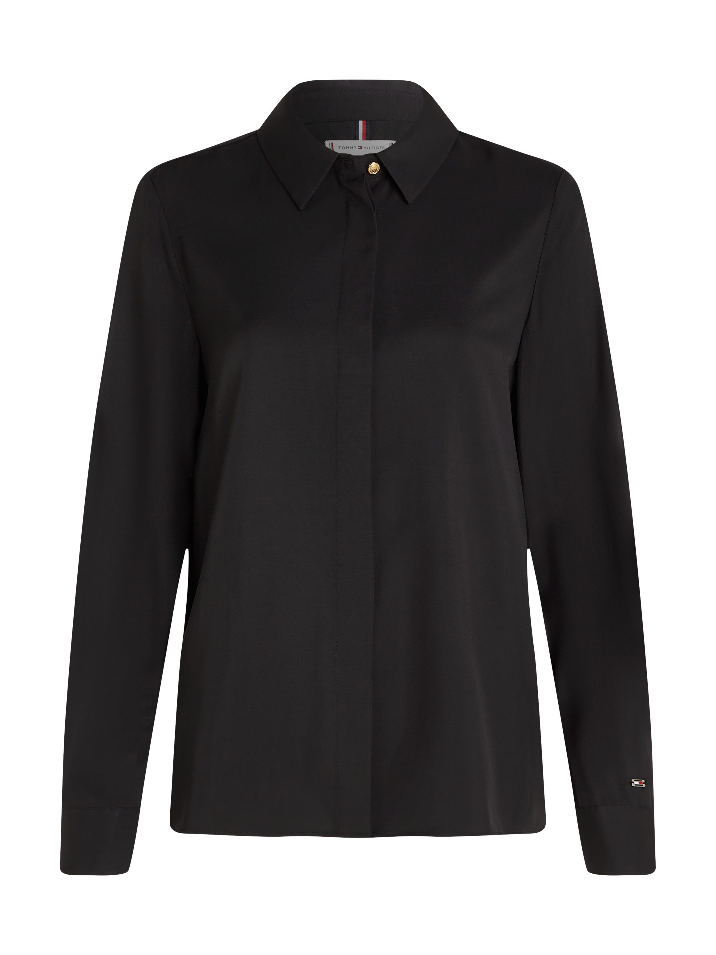 Tommy Hilfiger Blouse met lange mouwen met logovlag