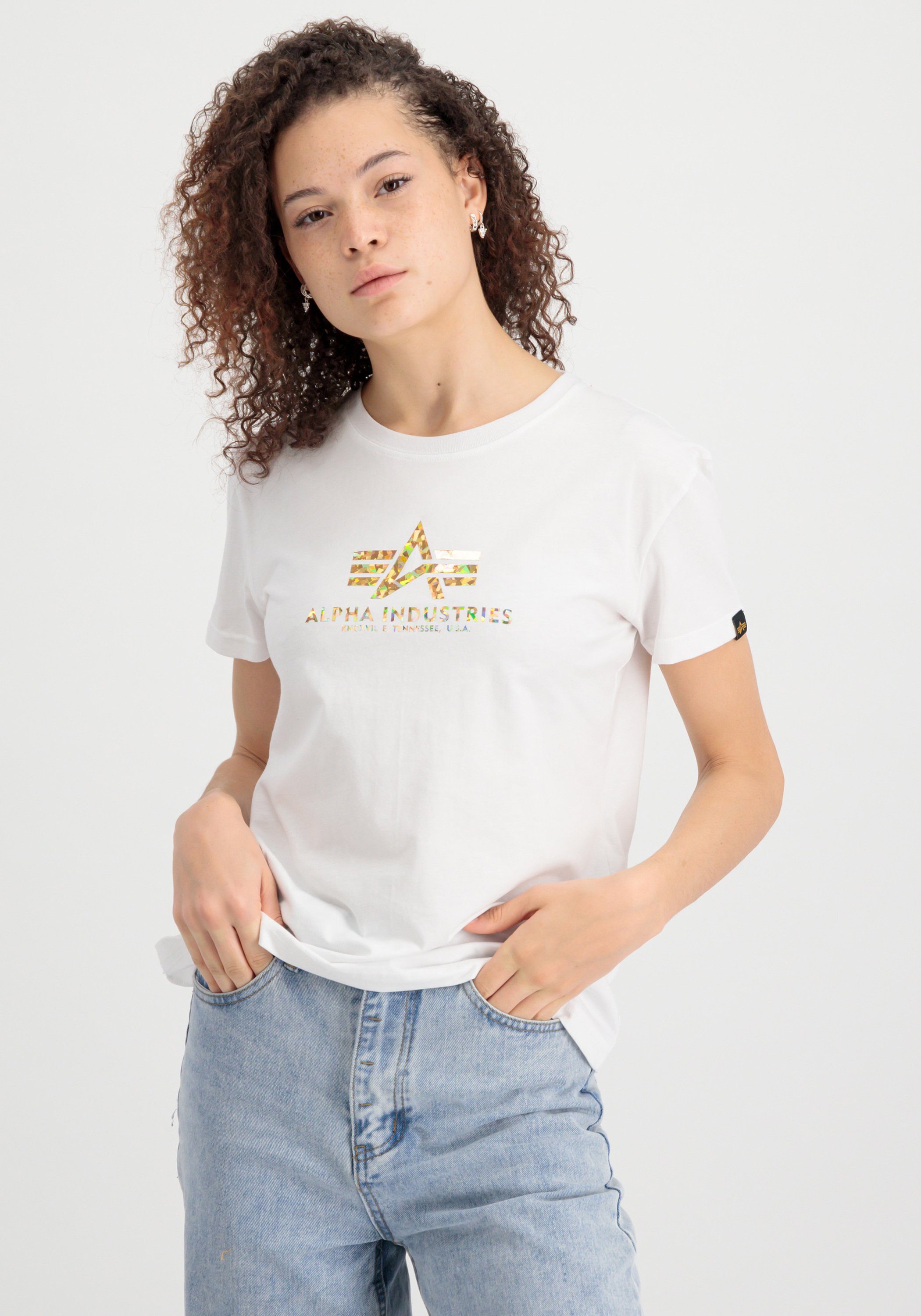 Alpha Industries T-shirt Women T-Shirts New Basic T Hol. Print Wmn