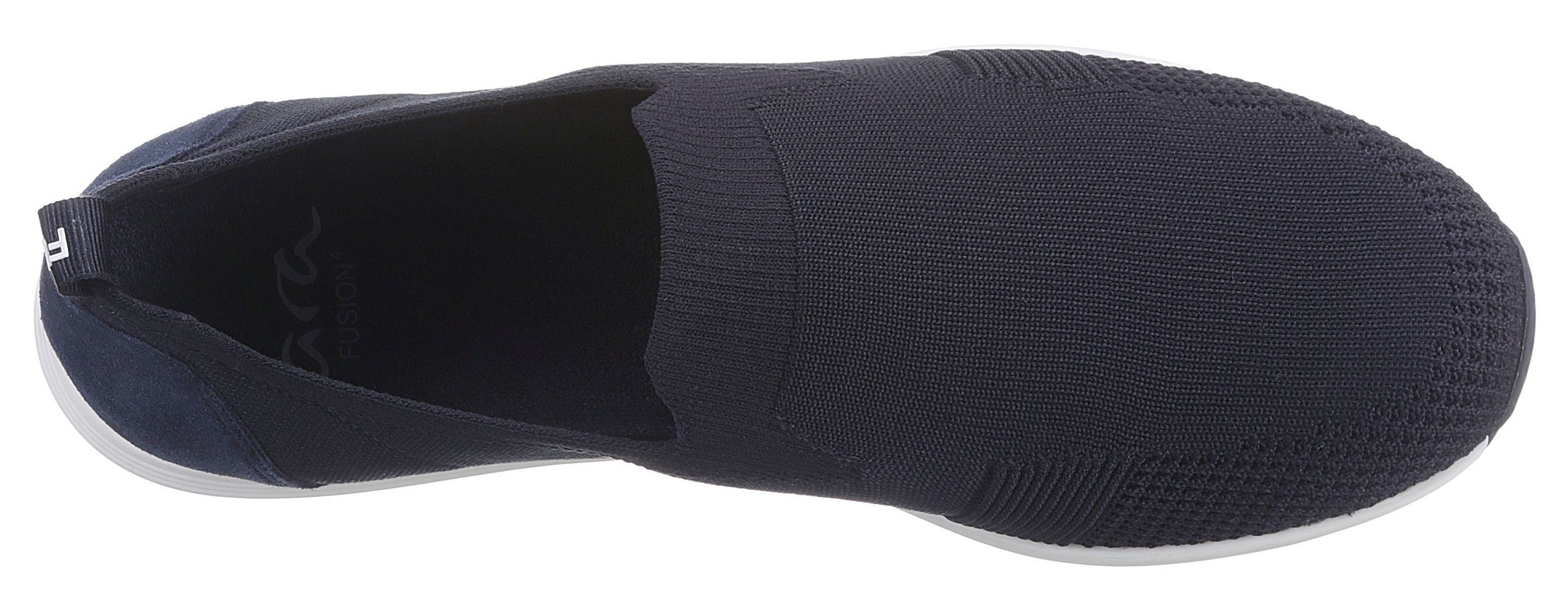 Ara Slip-on sneakers Lissabon Slipper, lage schoen, vrijetijdsschoen met comfortabele schacht, G-breedte