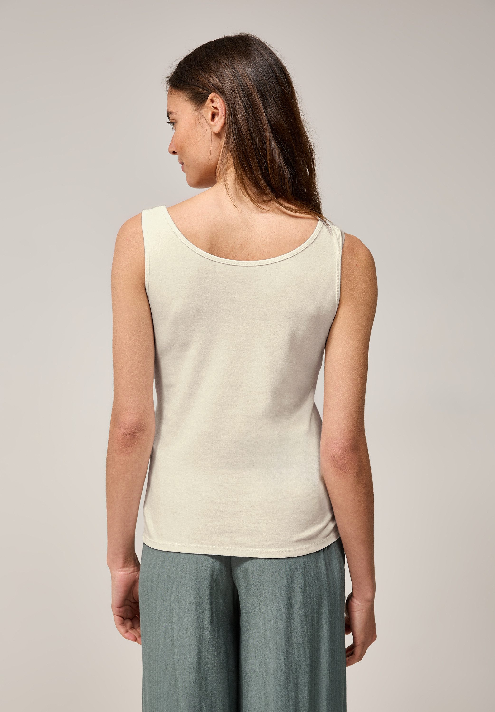 Cecil Top Stijl Linda met diepe ronde hals