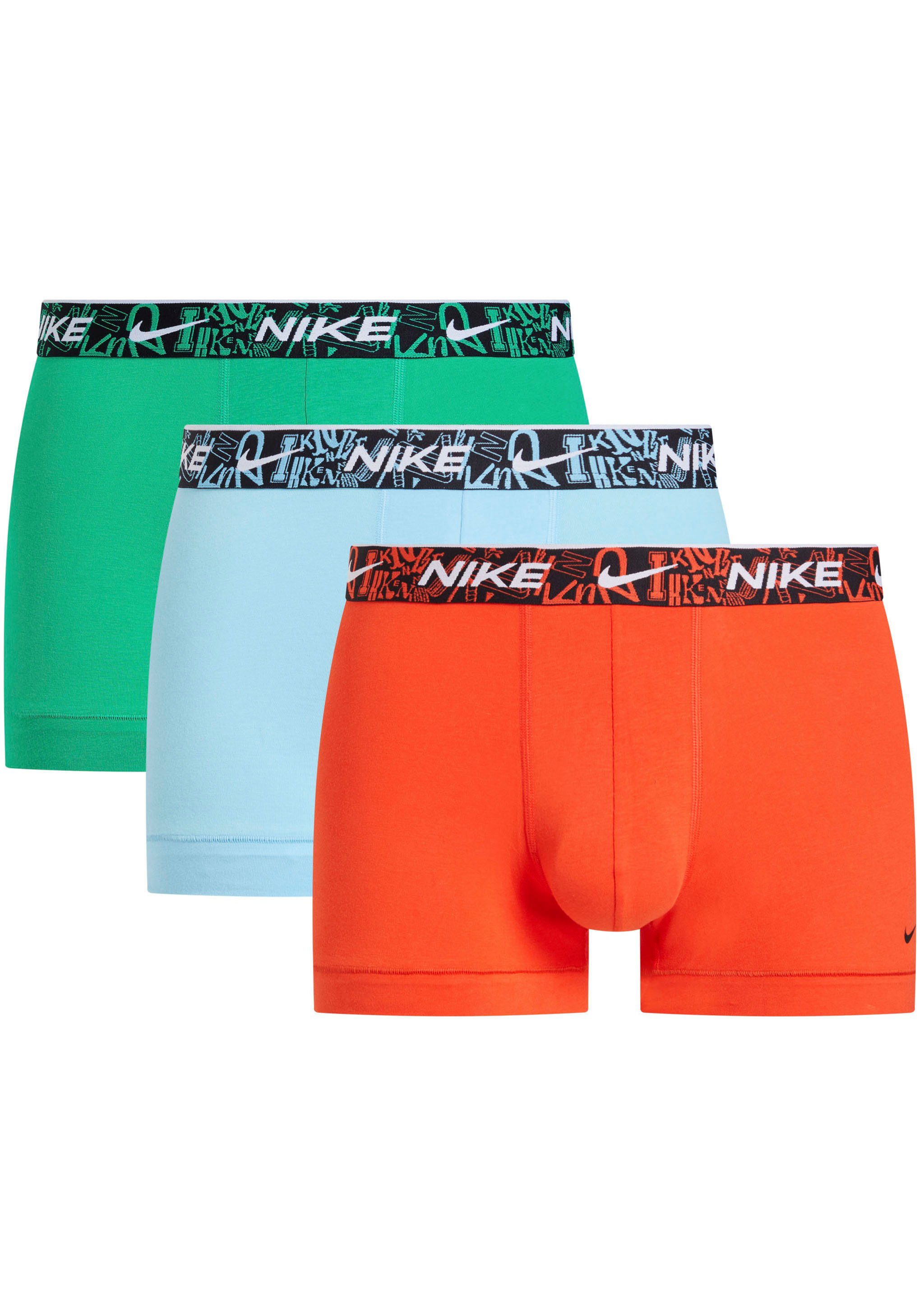NIKE Underwear Trunk met merklabel (3 stuks Set van 3)