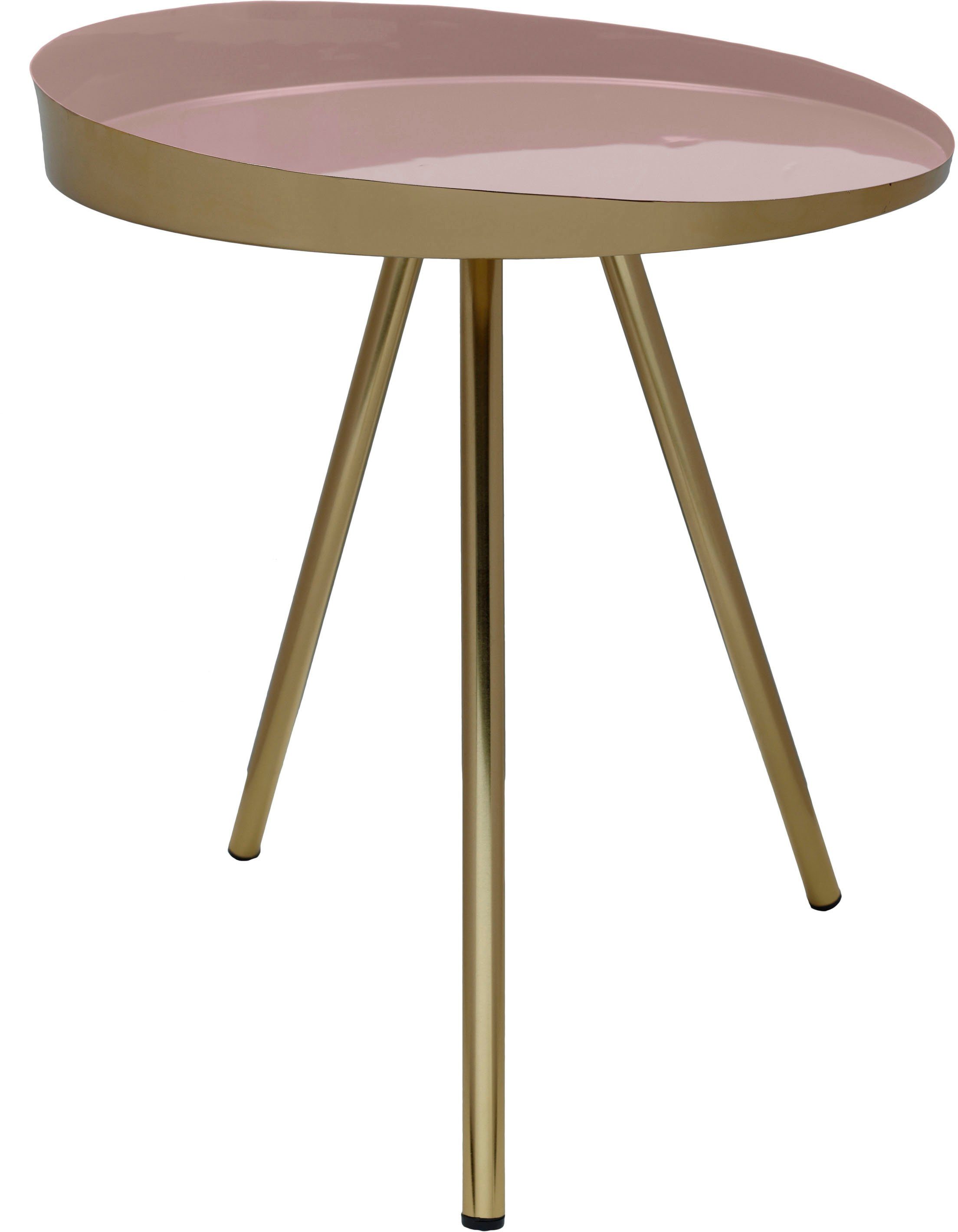 Kayoom Bijzettafel Morrison, ronde bijzettafel, elegante uitstraling (1 stuk)