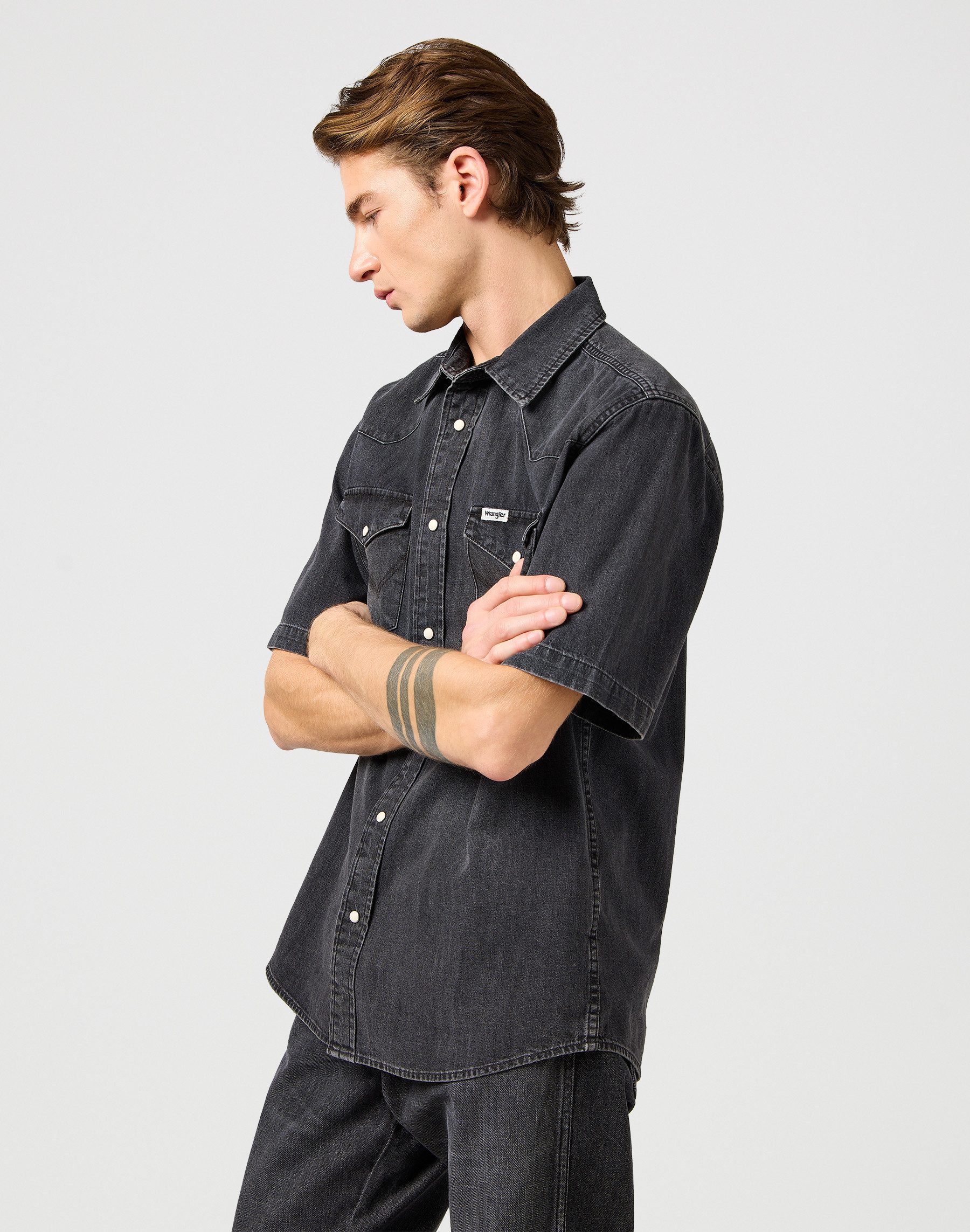 Wrangler Overhemd met korte mouwen Western
