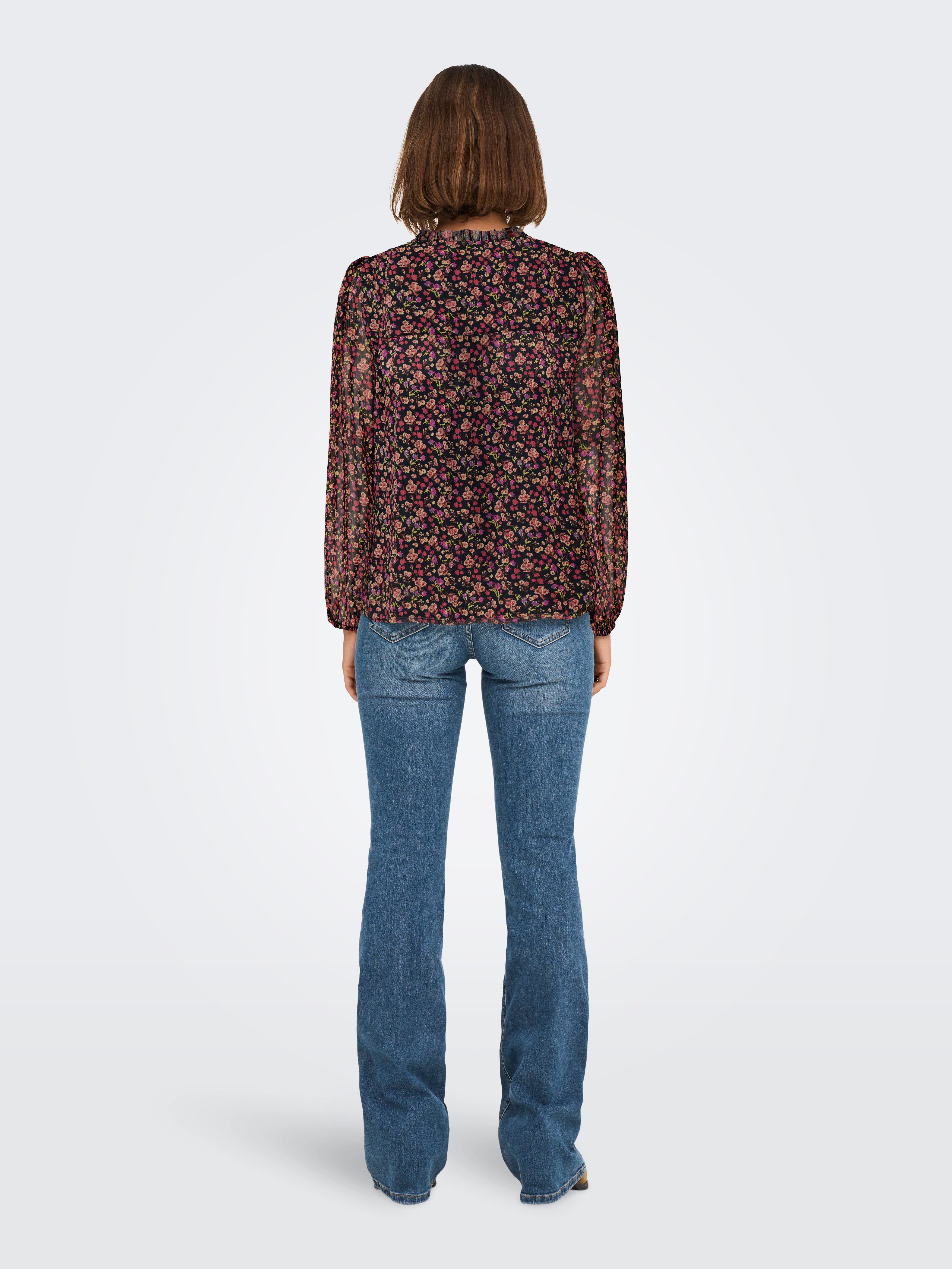 Only Chiffon blouse ONLDITSY L/S BLOUSE WVN