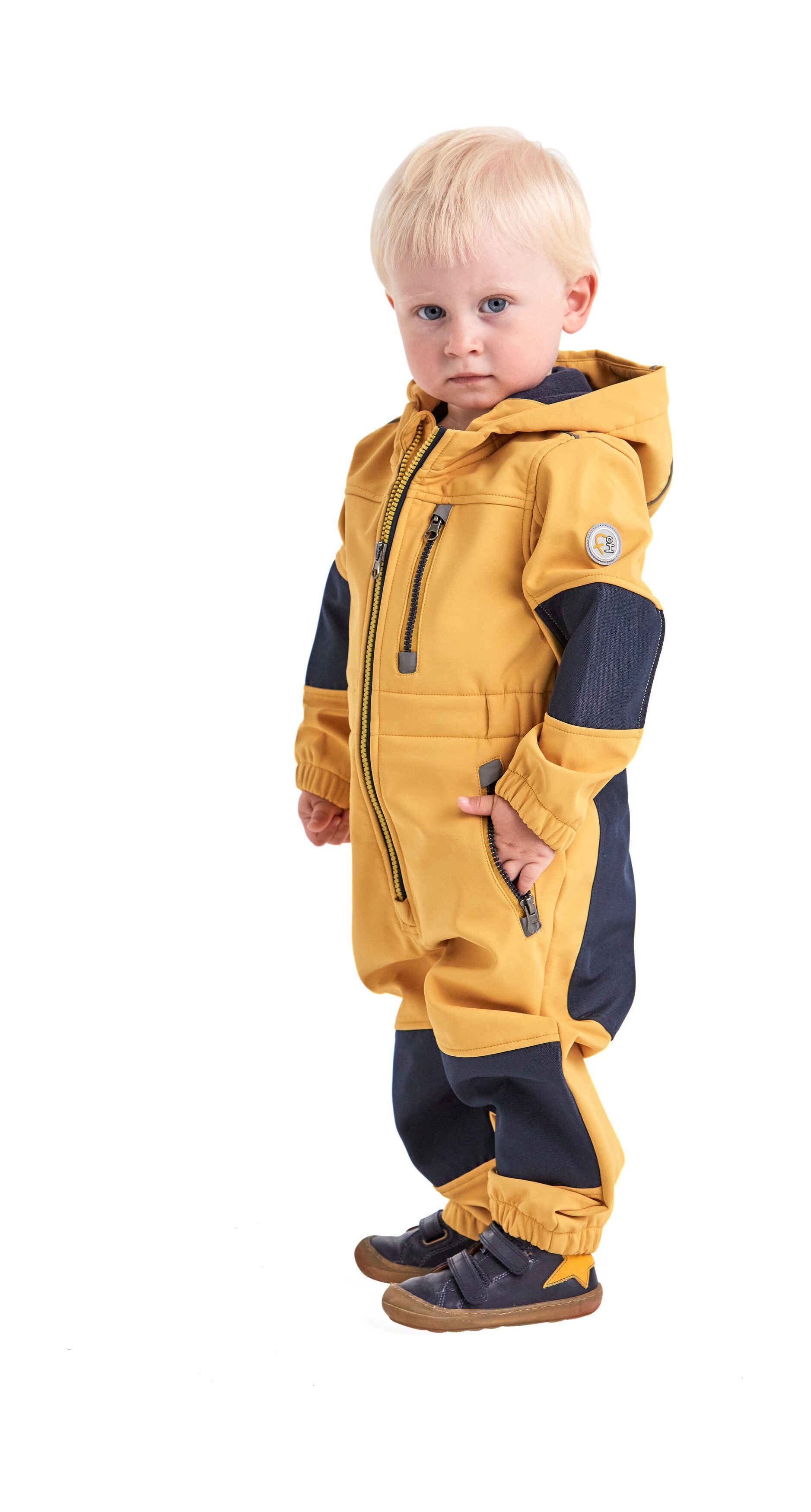 first instinct by killtec Jumpsuit FIOW 35 MNS ONPC Softshellpak met fleece binnenin, waterafstotend, winddicht