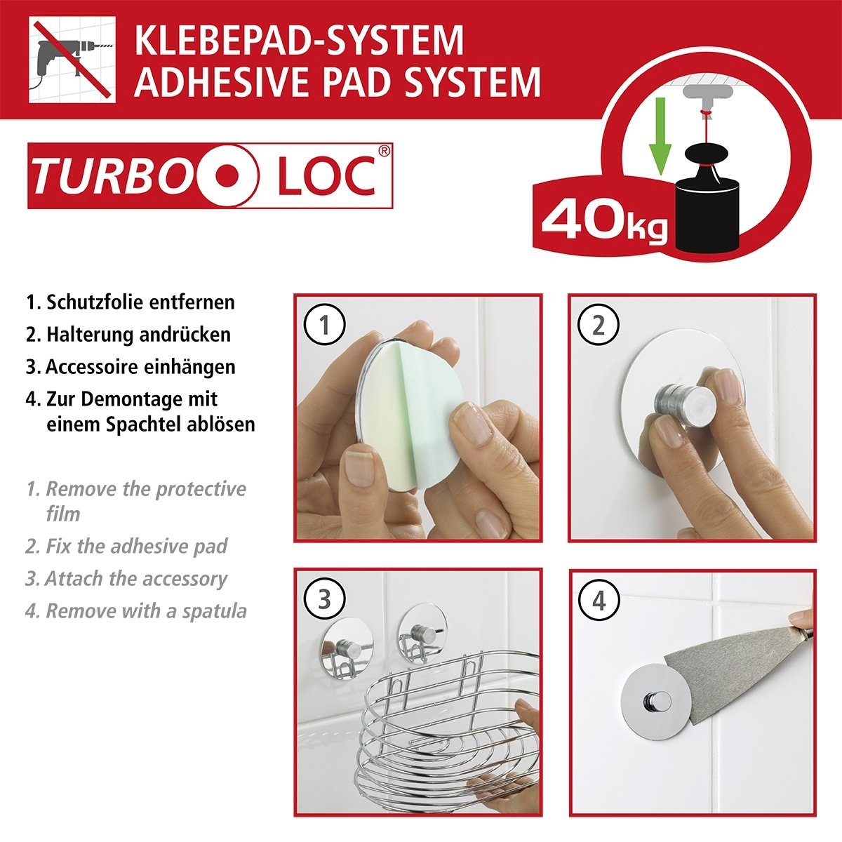 WENKO Toiletrolhouder Orea (1 stuk)