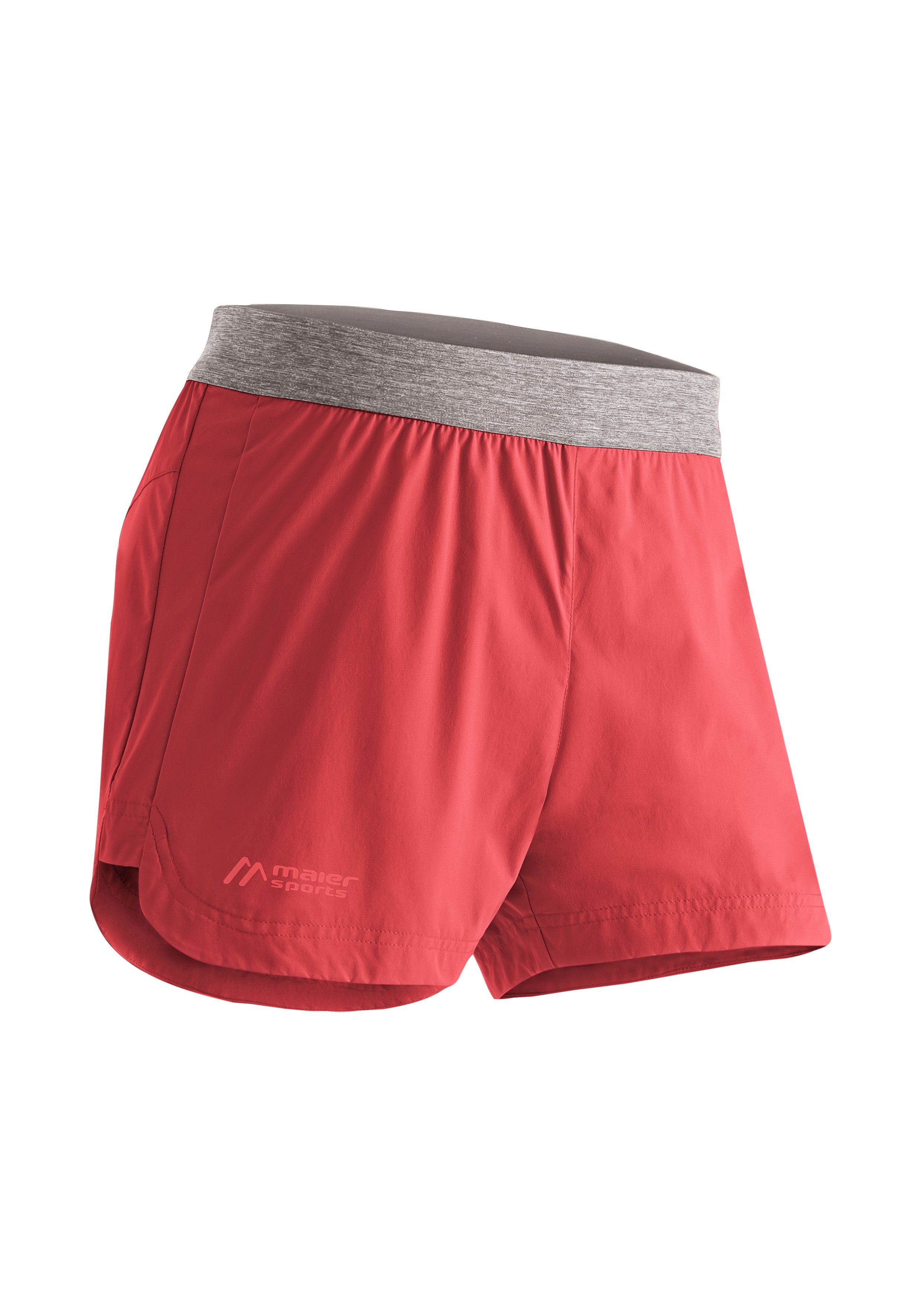 Maier Sports Functionele short Fortunit shortama W Robuuste functionele short van licht materiaal dames broeken maat 46 rood