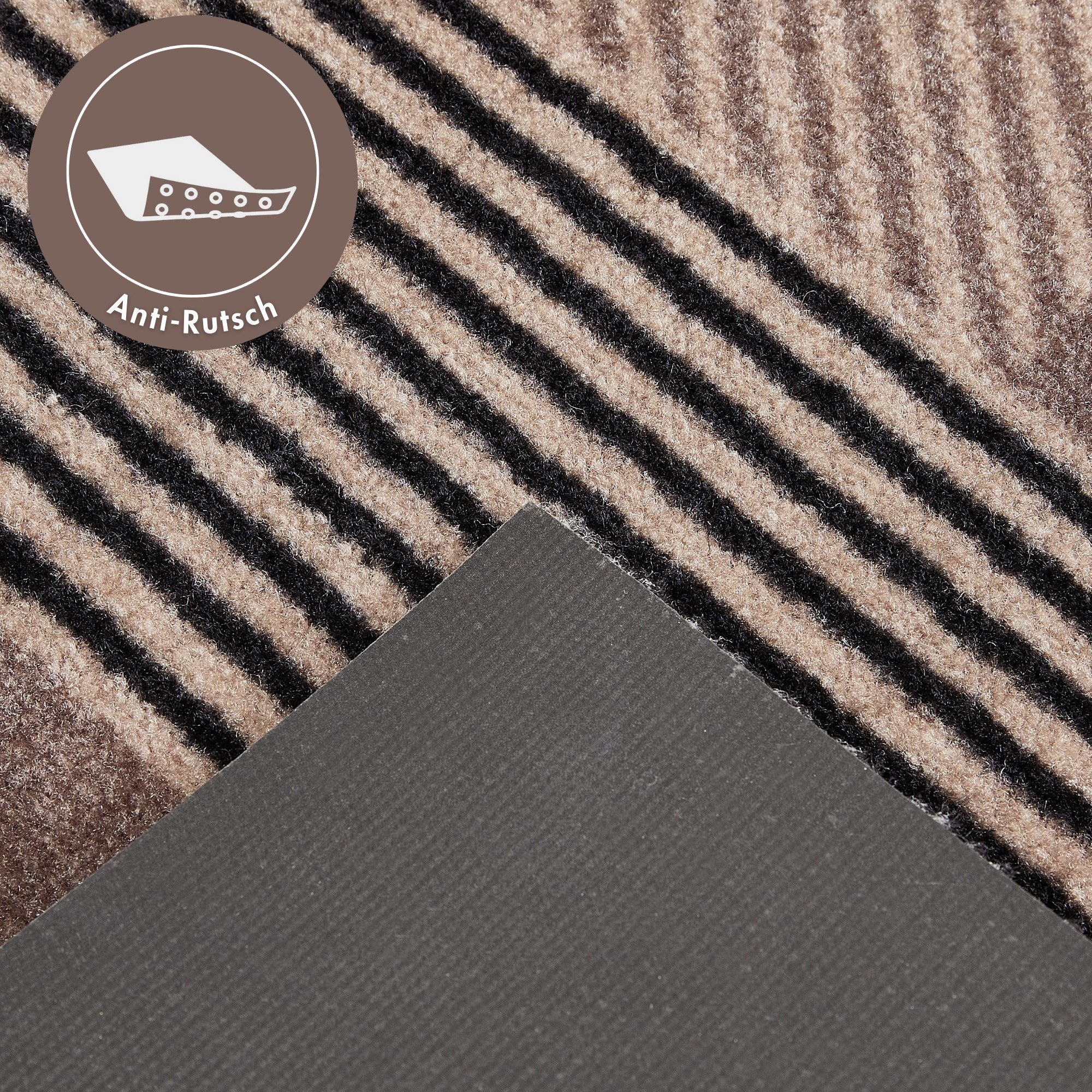 Barbara Becker Mat Sense, Made in Belgium Vuilafvangmat, modern ontwerp, wasbaar, ook als loper