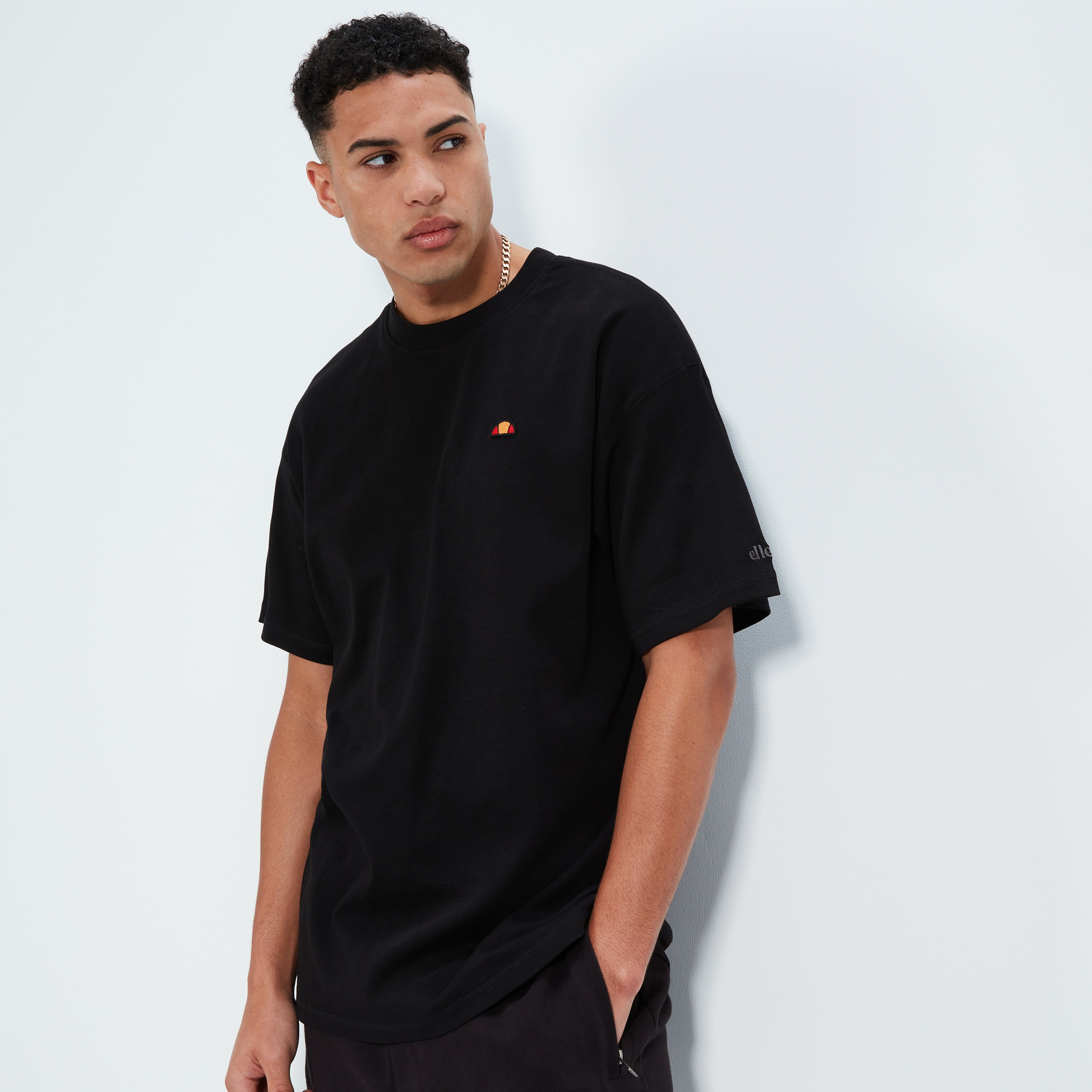 Ellesse Heren Streetwear T-shirt Black Heren