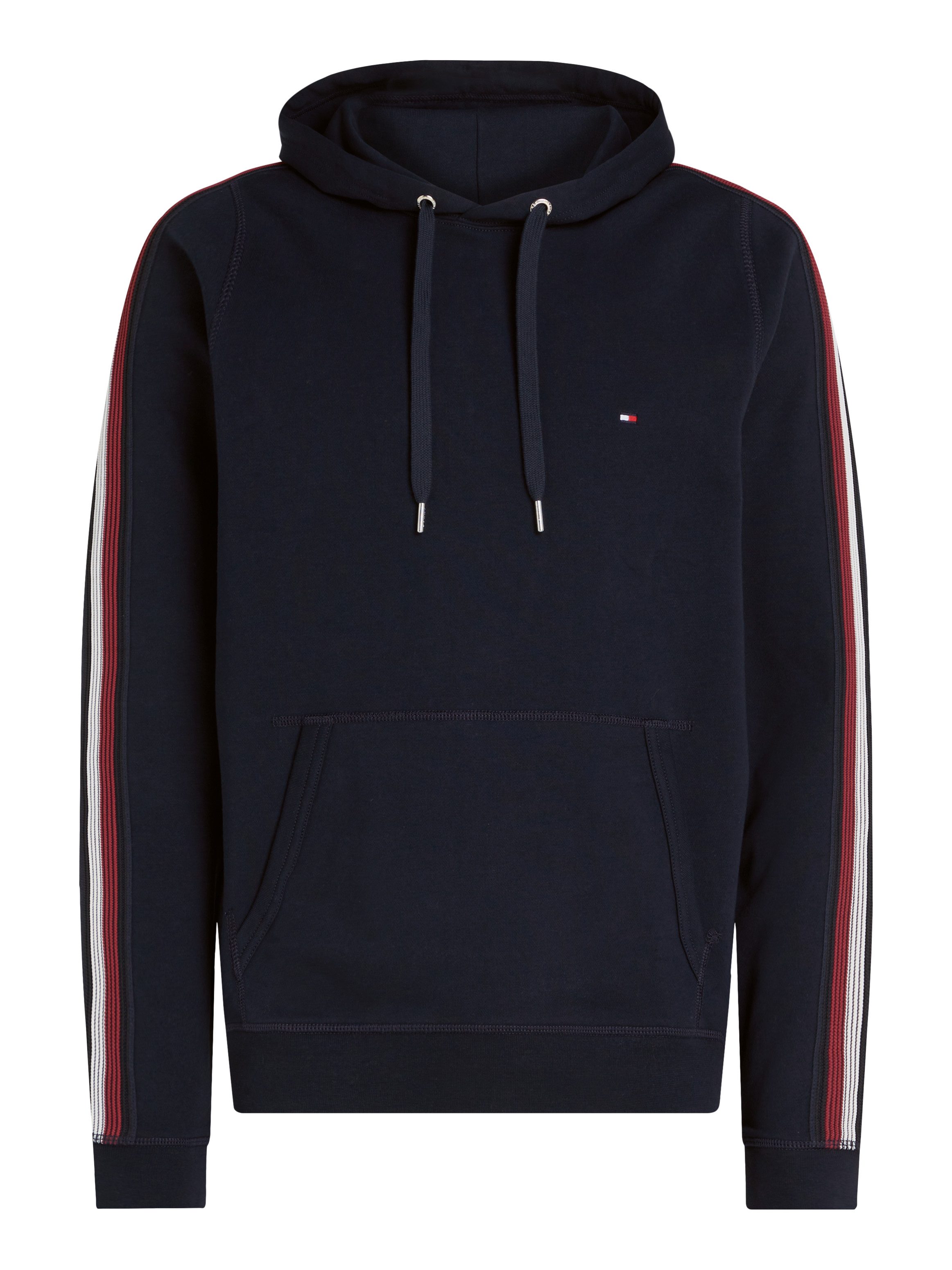Tommy Hilfiger Hoodie GLOBAL STRIPE TAPE HOODY Tape met strepen in Tommy-kleuren op de mouwen