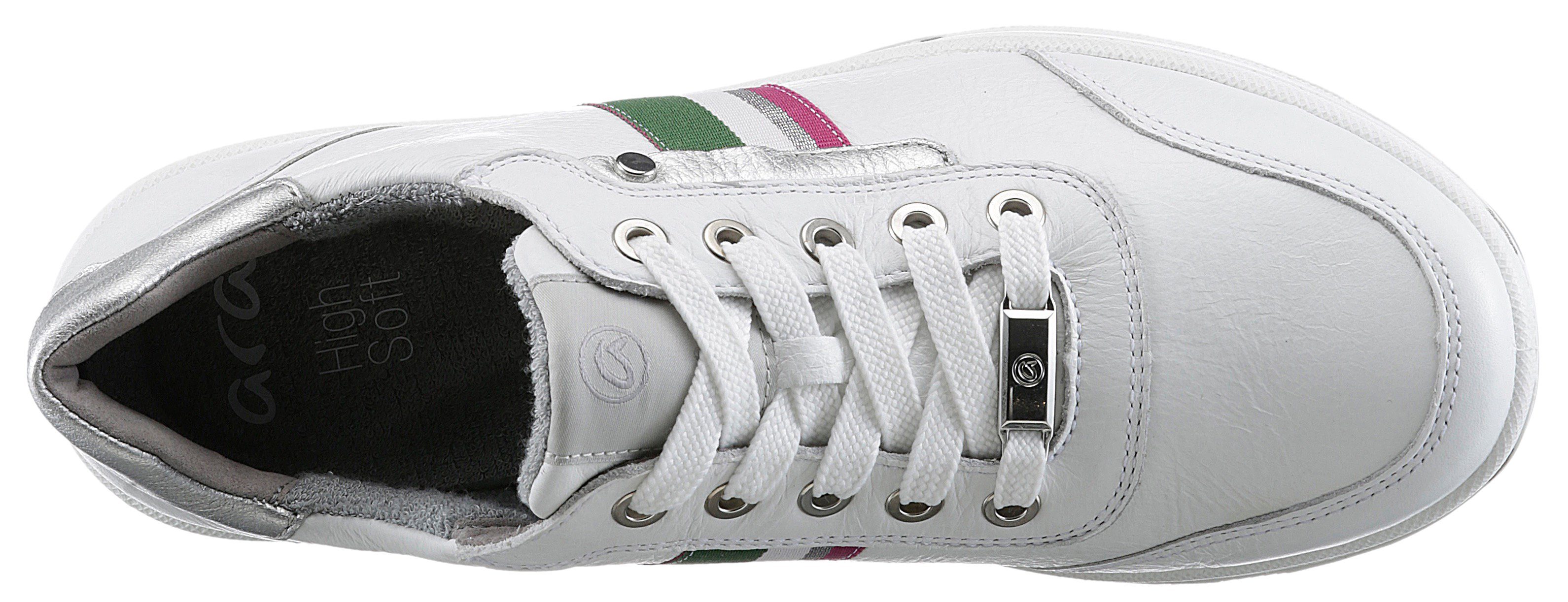 Ara Sneakers Sapporo in comfortbreedte h = zeer breed, vrijetijdsschoen, lage schoen, veterschoen