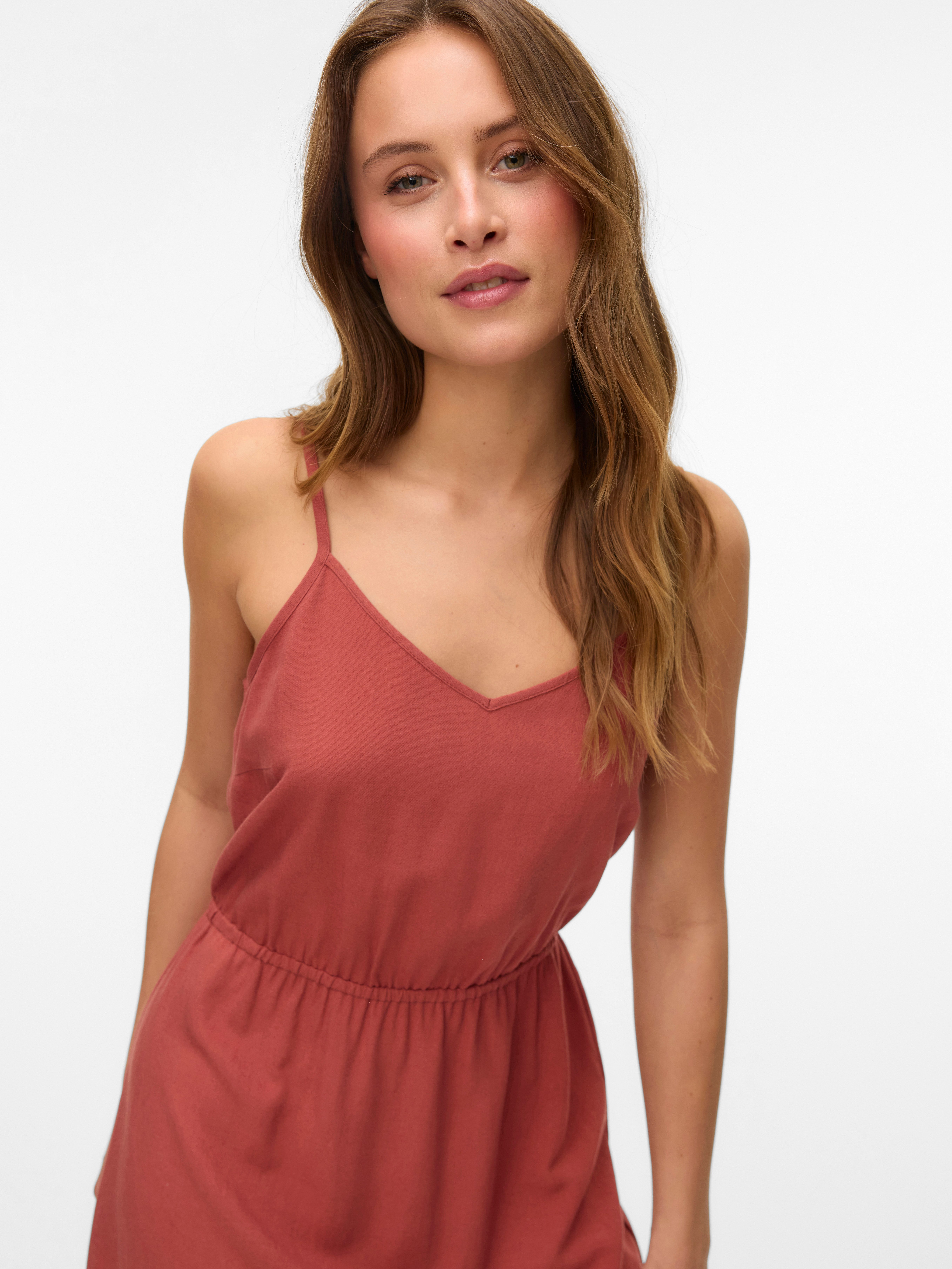 Vero Moda Jurk met bandjes VMMYMILO SINGLET SHORT DRESS WVN GA