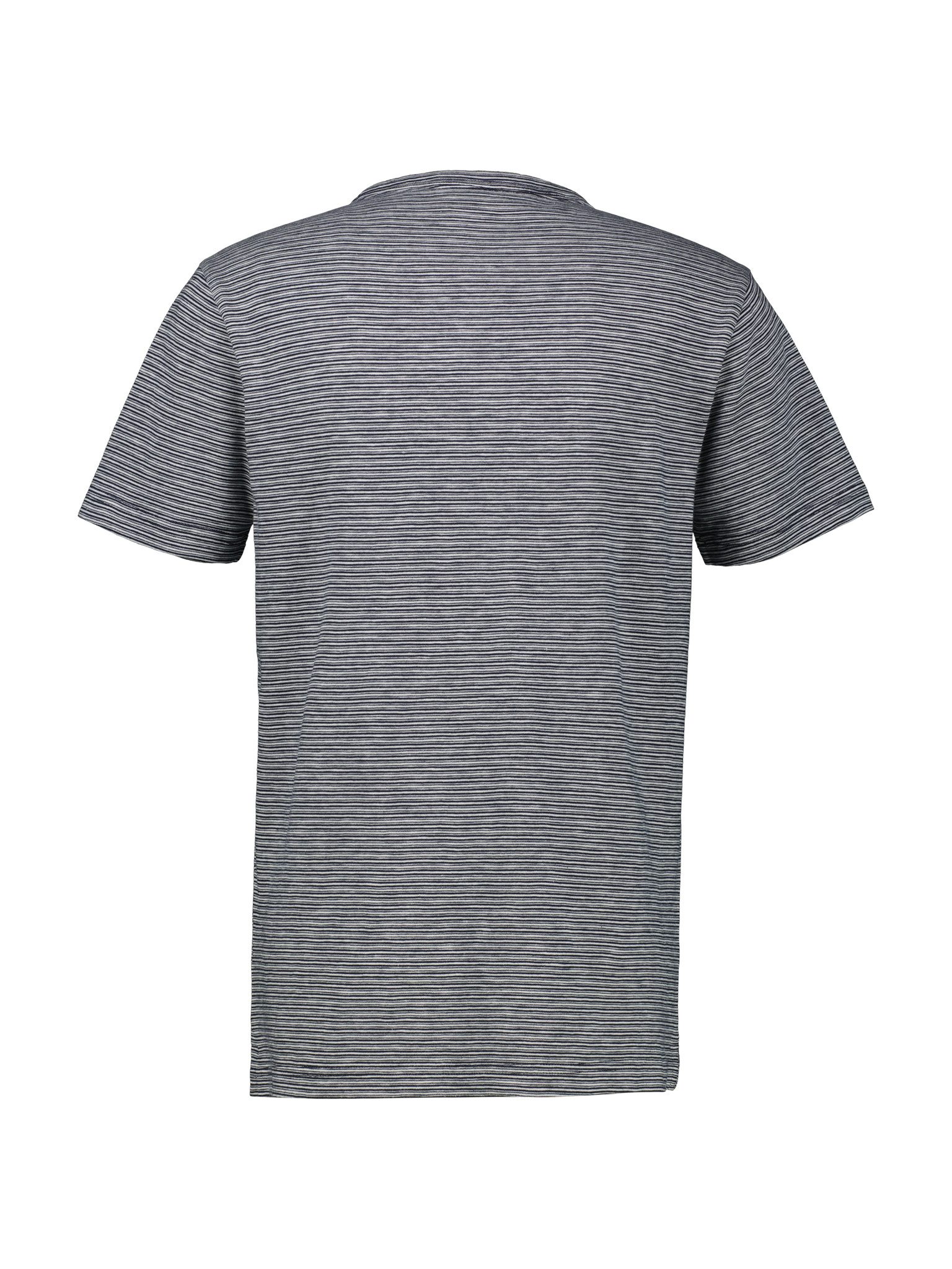 Lerros T-shirt met serafino-kraag