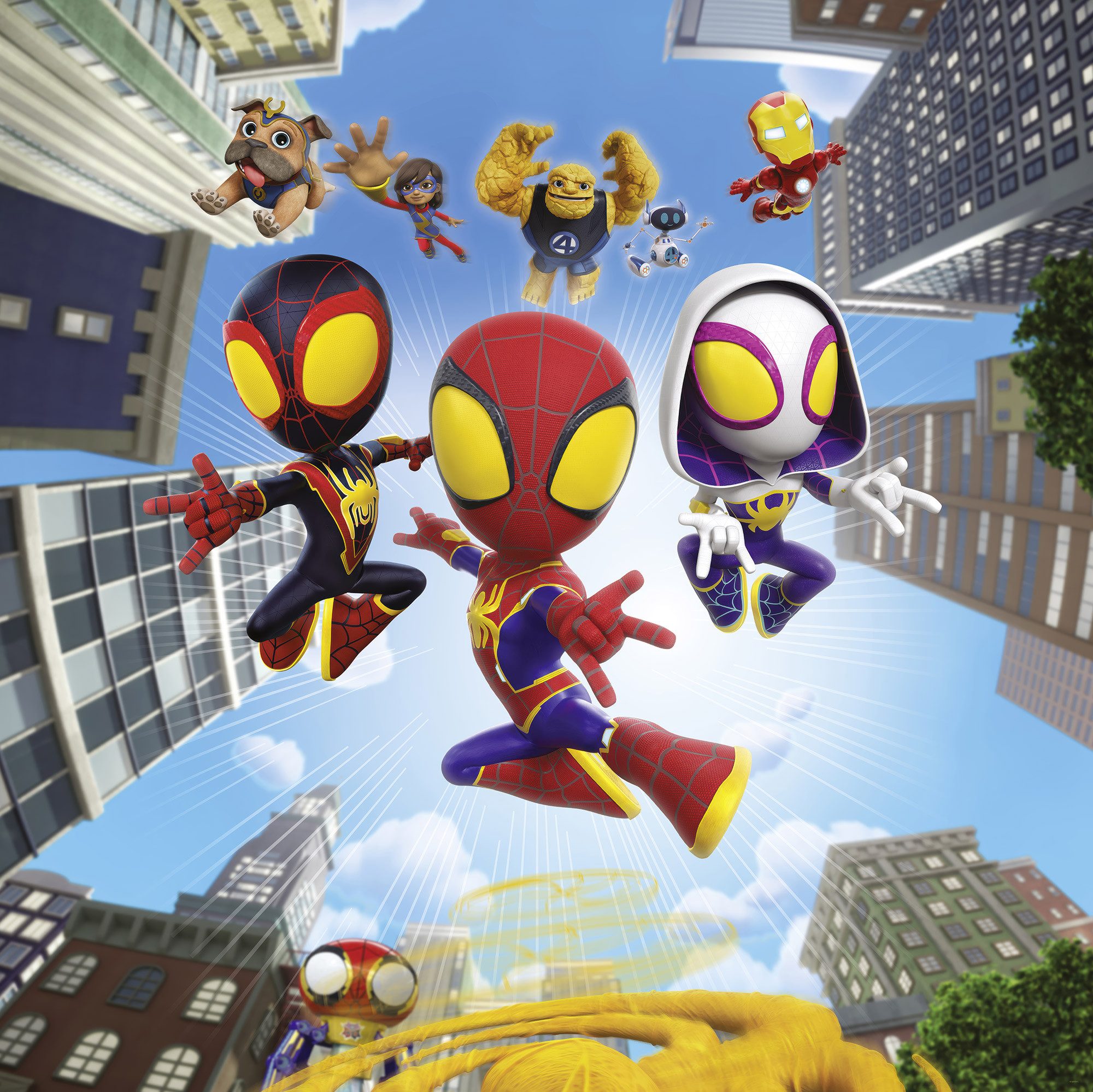 Komar Kinderbehang Marvel Spidey and His Amazing Friends Web Spinners (1 stuk)