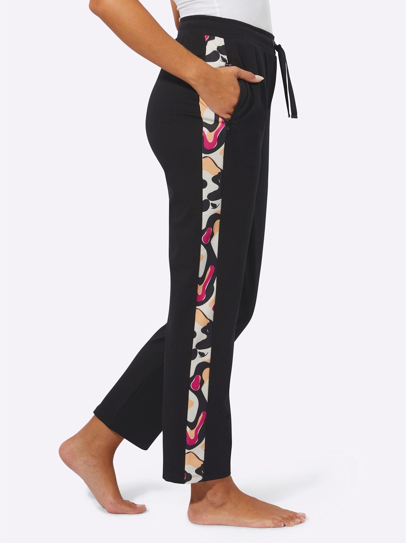 Broek met elastische band