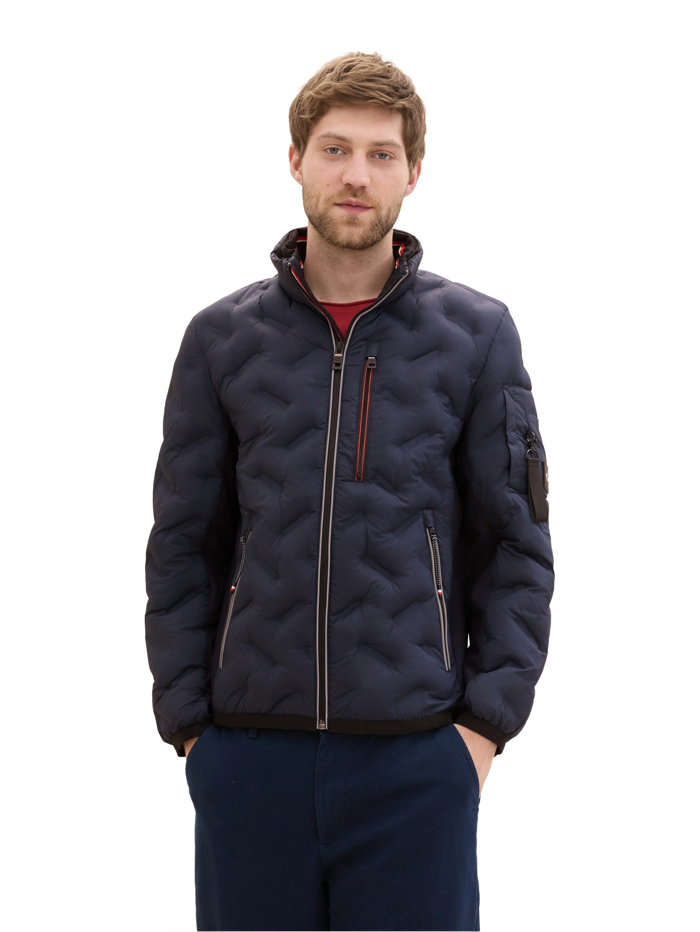 Tom Tailor Hybride jas met afneembare capuchon