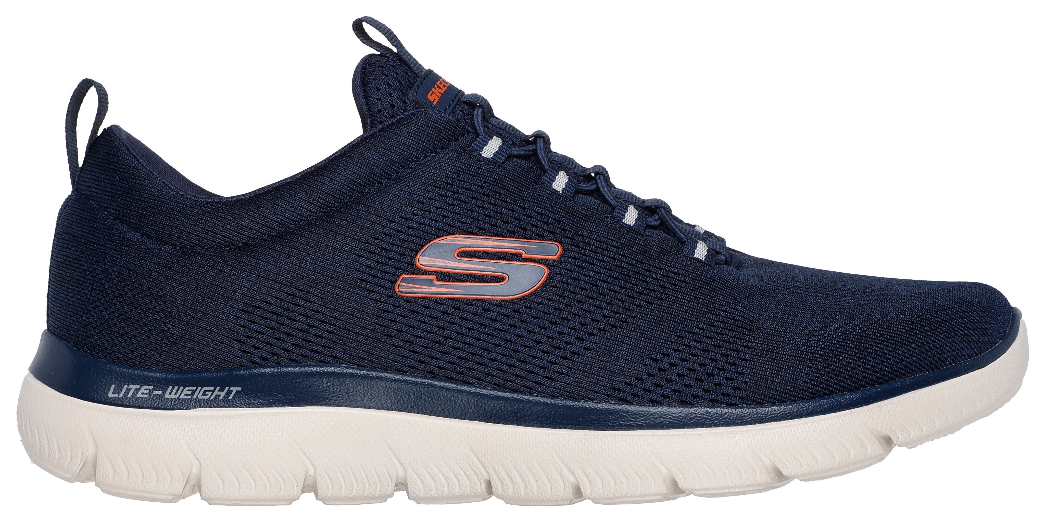 Skechers Slip-on sneakers Summits Vrijetijdsschoen, slipper, comfortschoen met elastiek om in te stappen