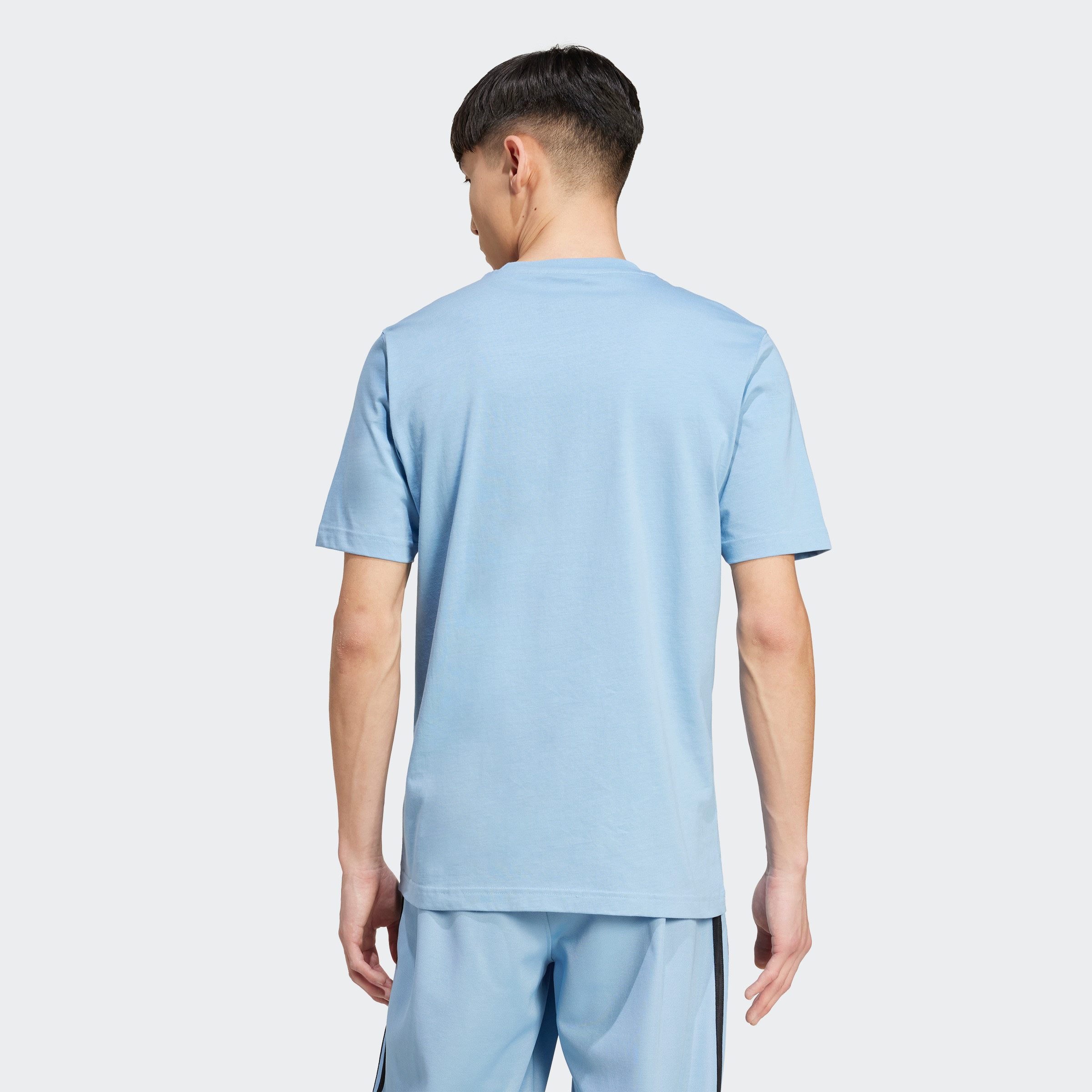 adidas Originals T-shirt TREFOIL T-SHIRT Basic shirt met grote trefoil logoprint