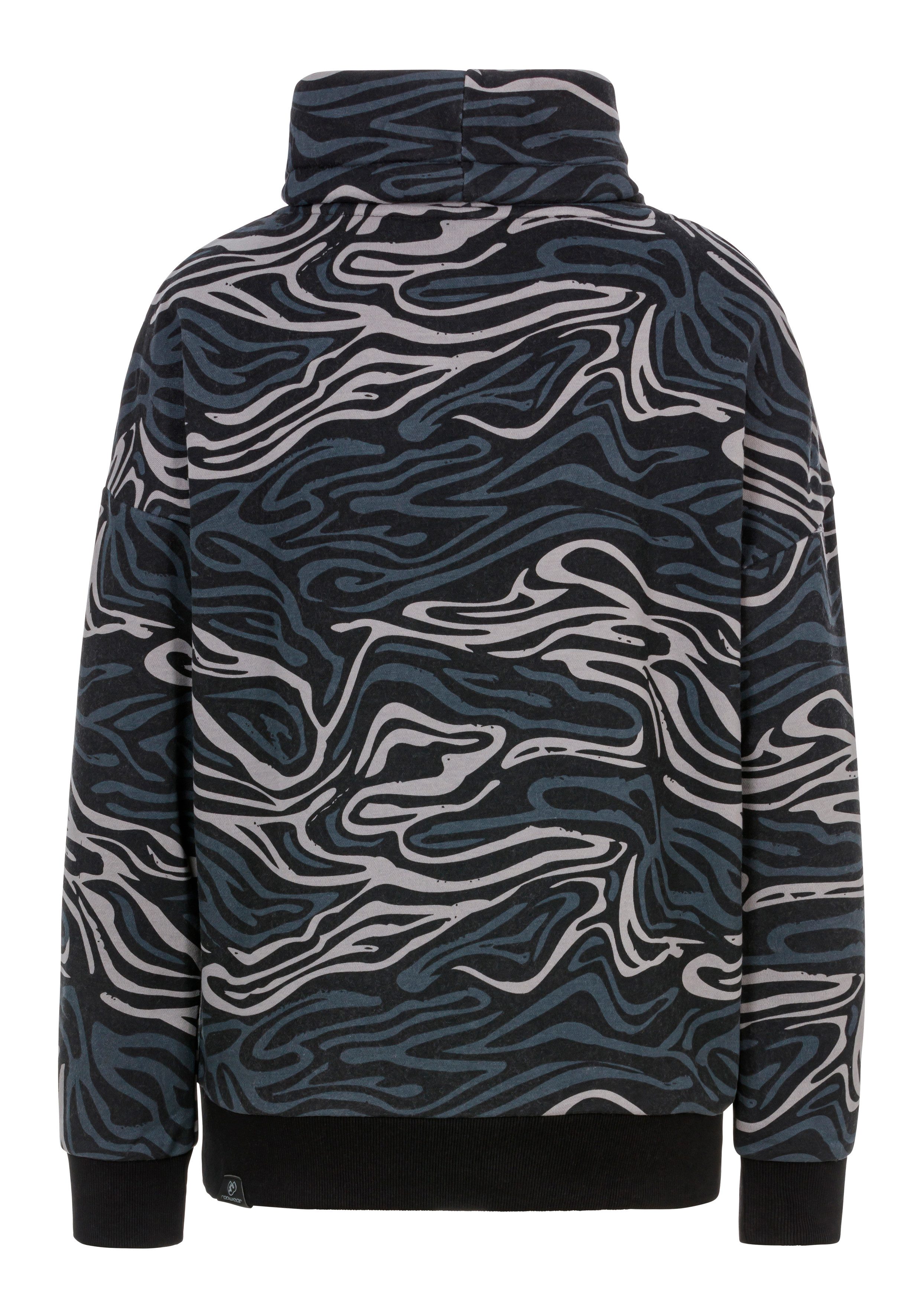 Ragwear Sweatshirt JULISSA PRINT met all-over motief